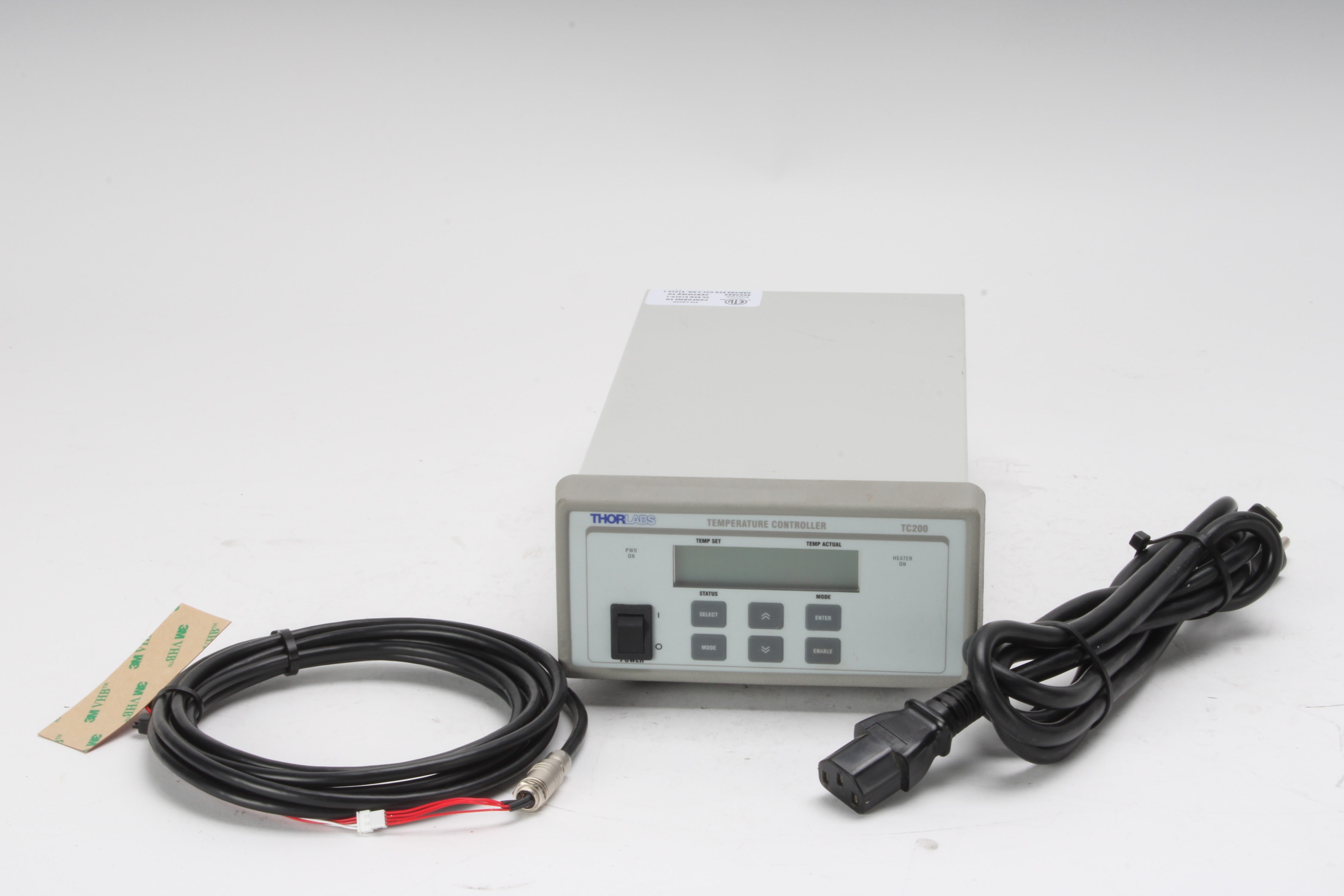 Temp Controller Rst Thorlabs TC200 Temperature Controller With Temperature Sensor and Powe ...