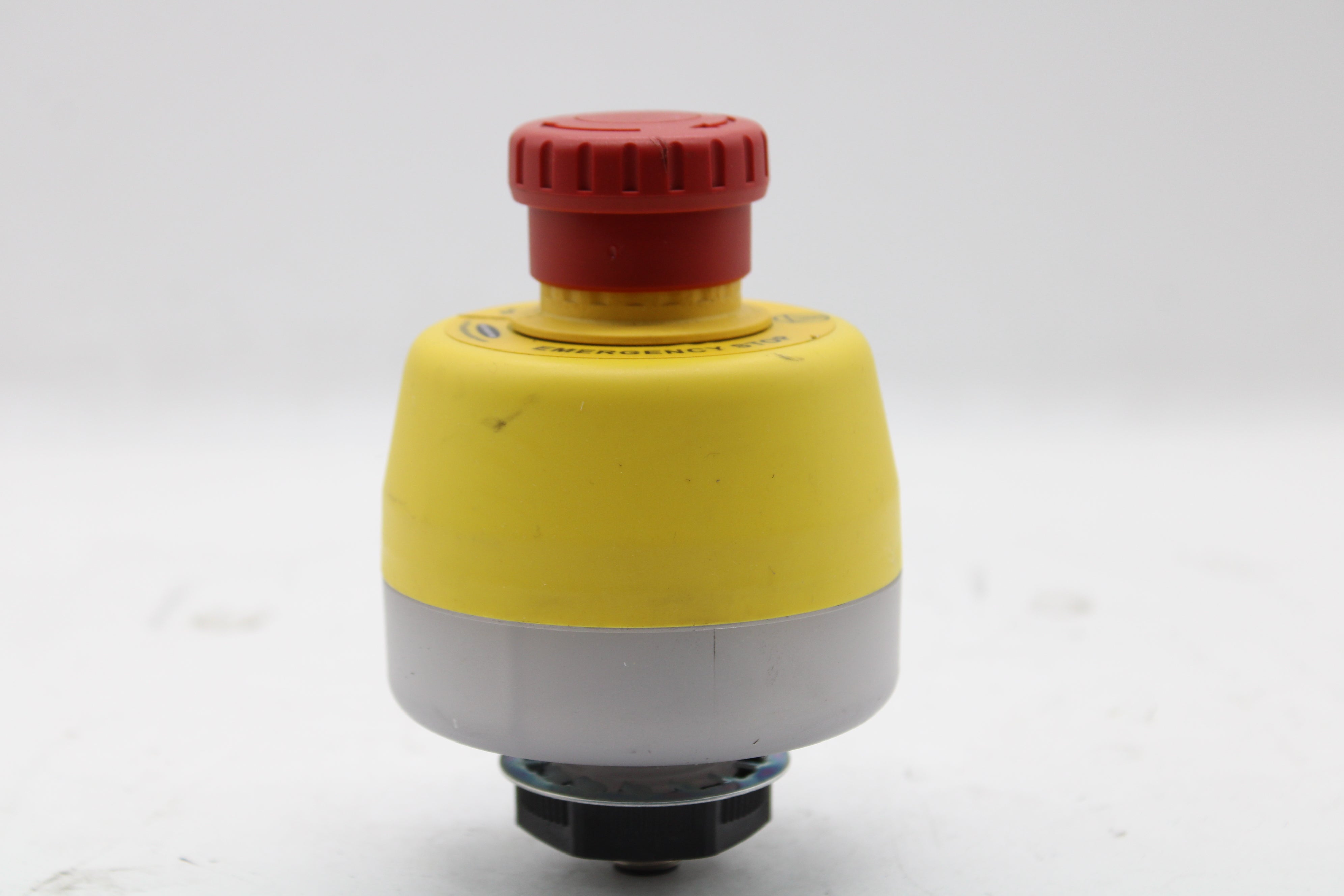 Banner SSA-EB1PLYR-12ECQ8 30 mm Mount Emergency Stop Push Button Yello ...