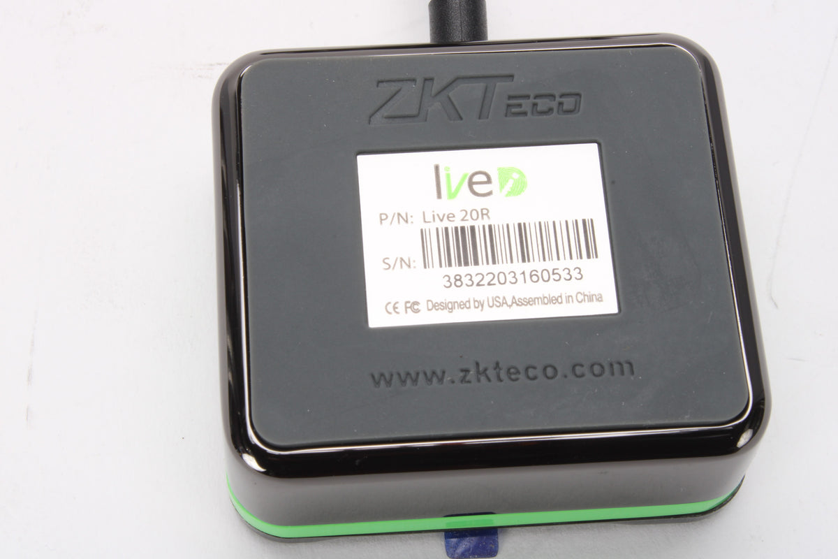 ZKTeco Live 20R USB Fingerprint Reader – NTC Tech