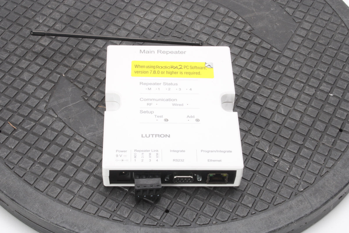 Lutron RR-MAIN-REP-WH Main Repeater With Power Supply and Accessories ...