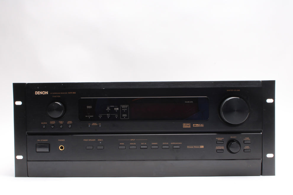 Denon Rack Mount Denon AVR-983 AV Surround Receiver With Rack Mount Kit โ NTC Tech