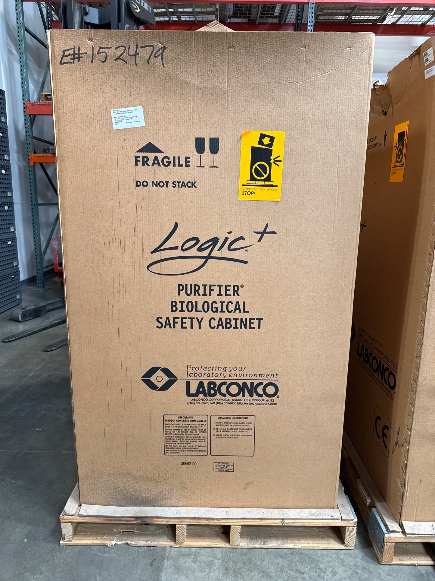 Labconco Purifier Logic+ 4' Class II A2 Biological Safety Cabinet 3024 ...