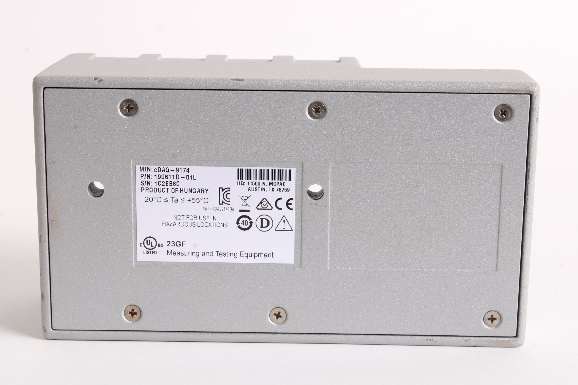 National Instruments cDAQ-9174 4-Slot, USB CompactDAQ Chassis - No Pow ...