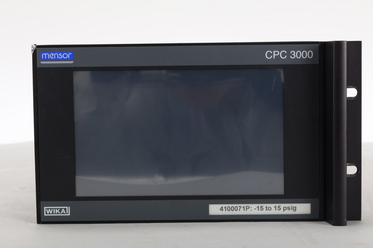 Mensor Model Digital Mensor CPC3000 Pressure Controller Range: -15 to 15 PSI – NTC Tech
