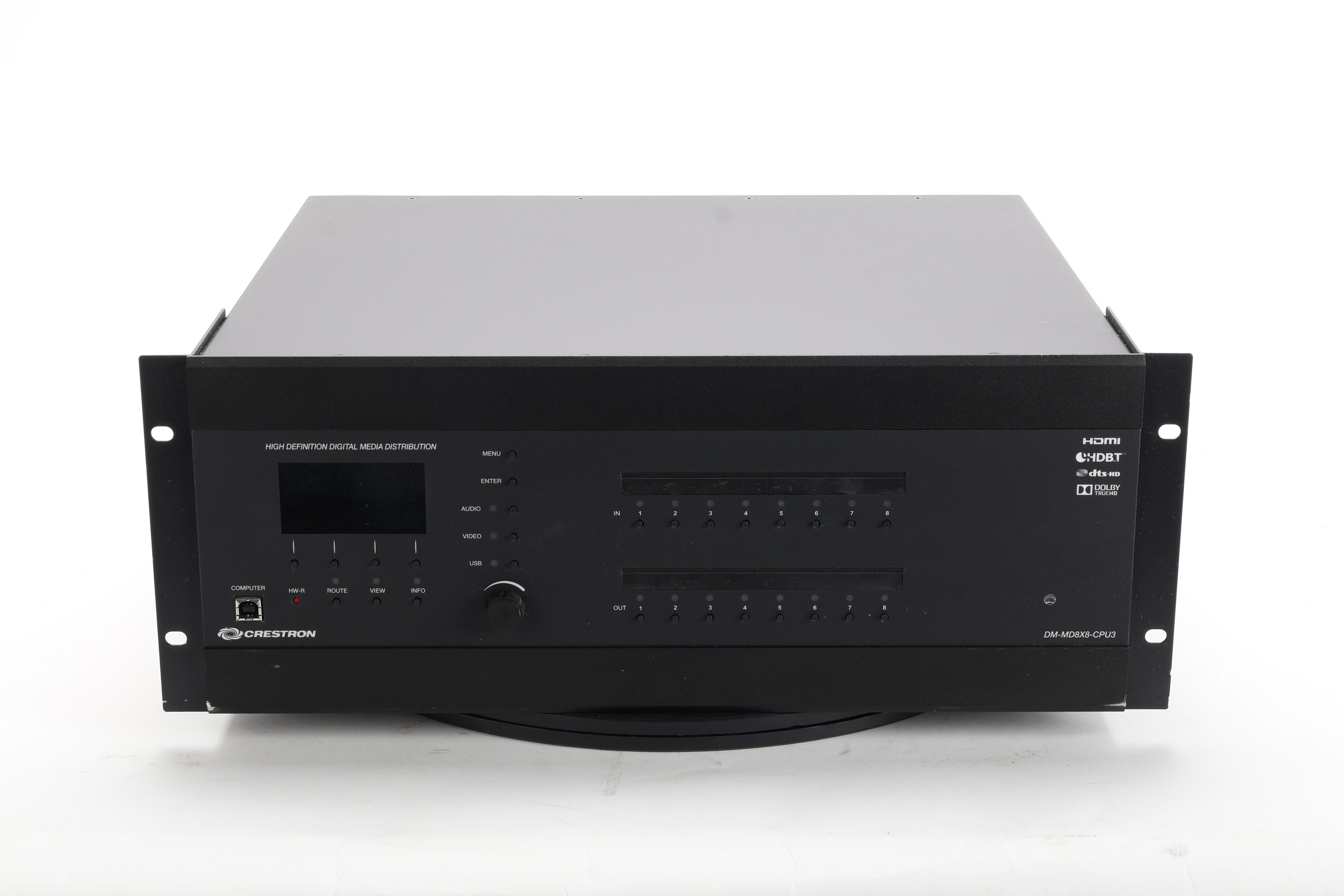 Crestron DM-MD8X8-CPU3 DigitalMedia Matrix Switcher With 13x Card Modu ...