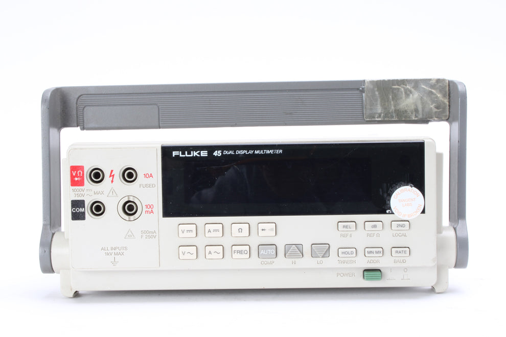 Fluke 45 Dual Display Benchtop Multimeter - Missing Rear Plastic Panel ...