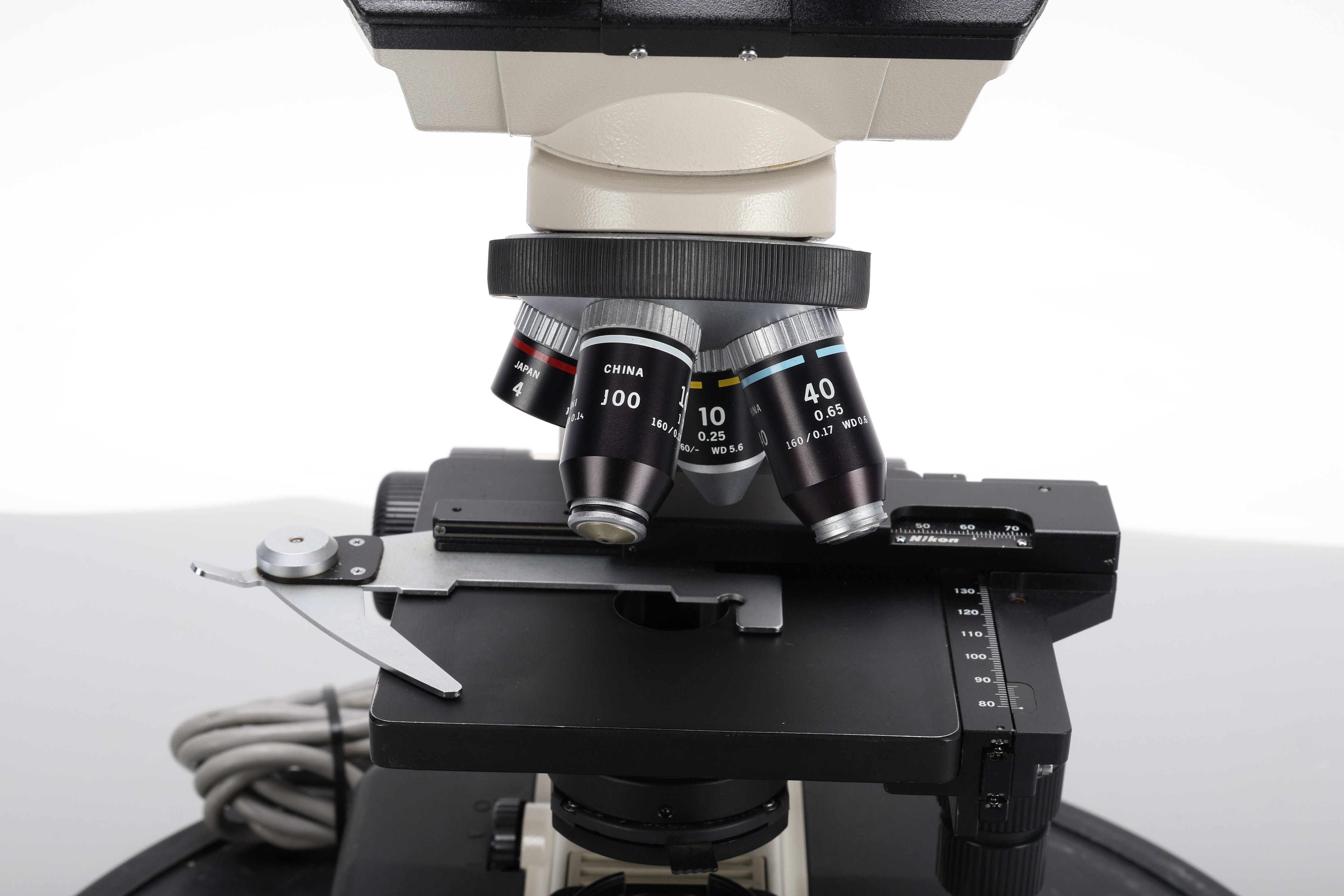 Nikon YS2-T Alphaphot-2 Binocular Microscope w/ 4x, 10x, 40x, 100x