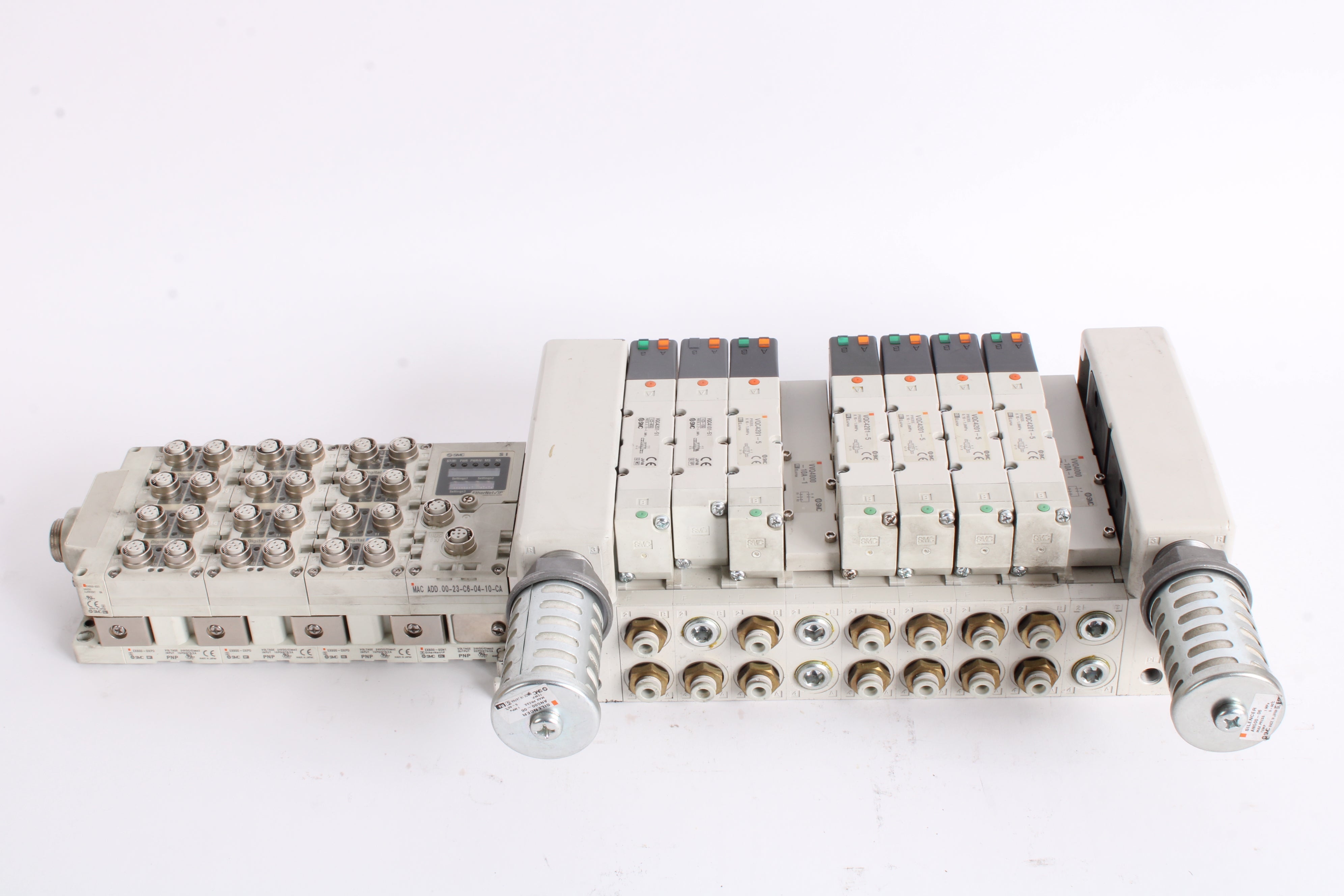 SMC EX600-SEN1 Serial Interface Unit 3x EX600-DXPD + EX600-ED3 +2x VVQ ...