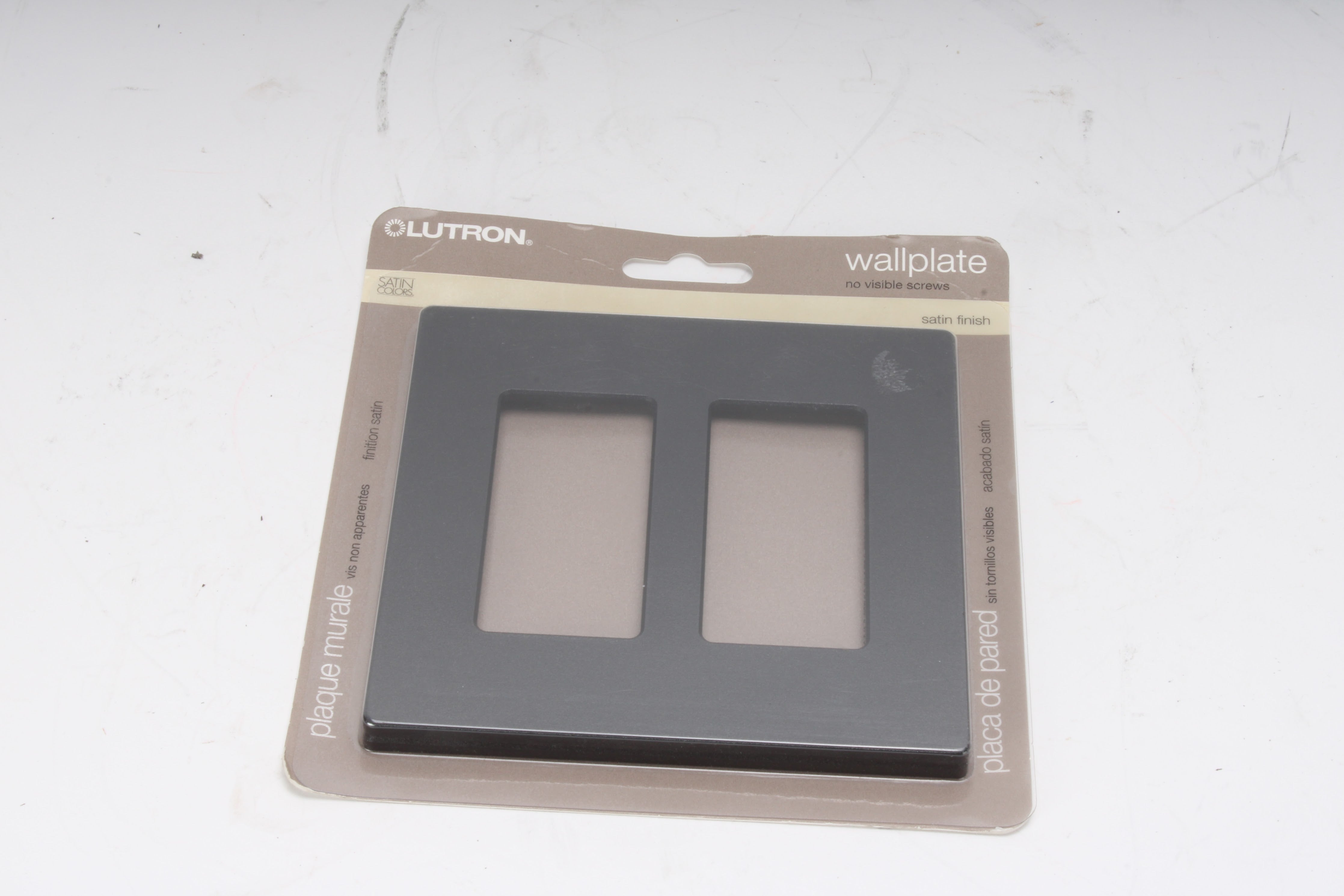 Lutron SC-2-MN 2-Gang Satin Finish Wallplate Midnight - NEW – NTC Tech