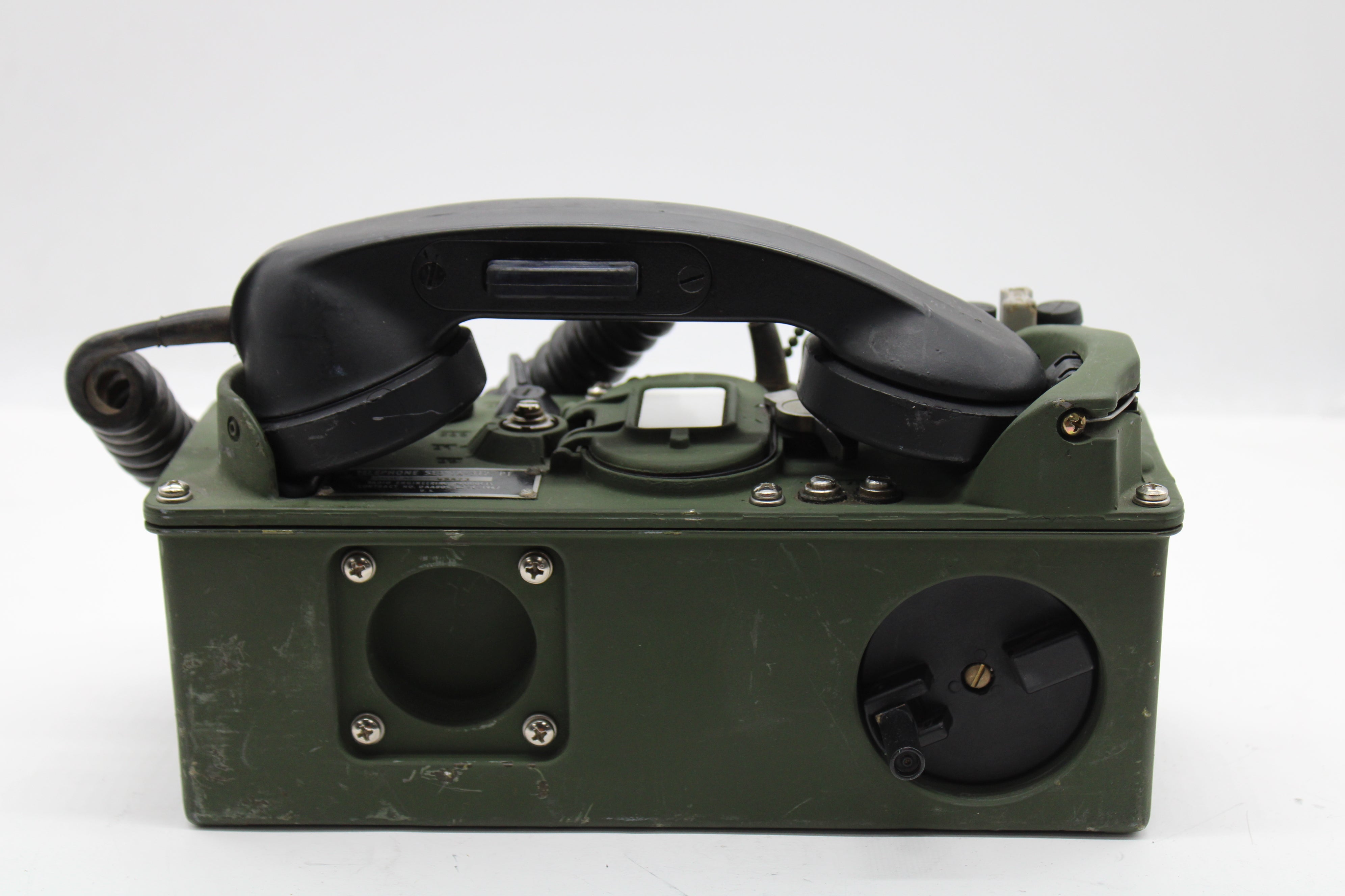 A1062 ジャンク品 米軍 野戦電話 TA-312/PT アンティーク TELEPHONE SET
