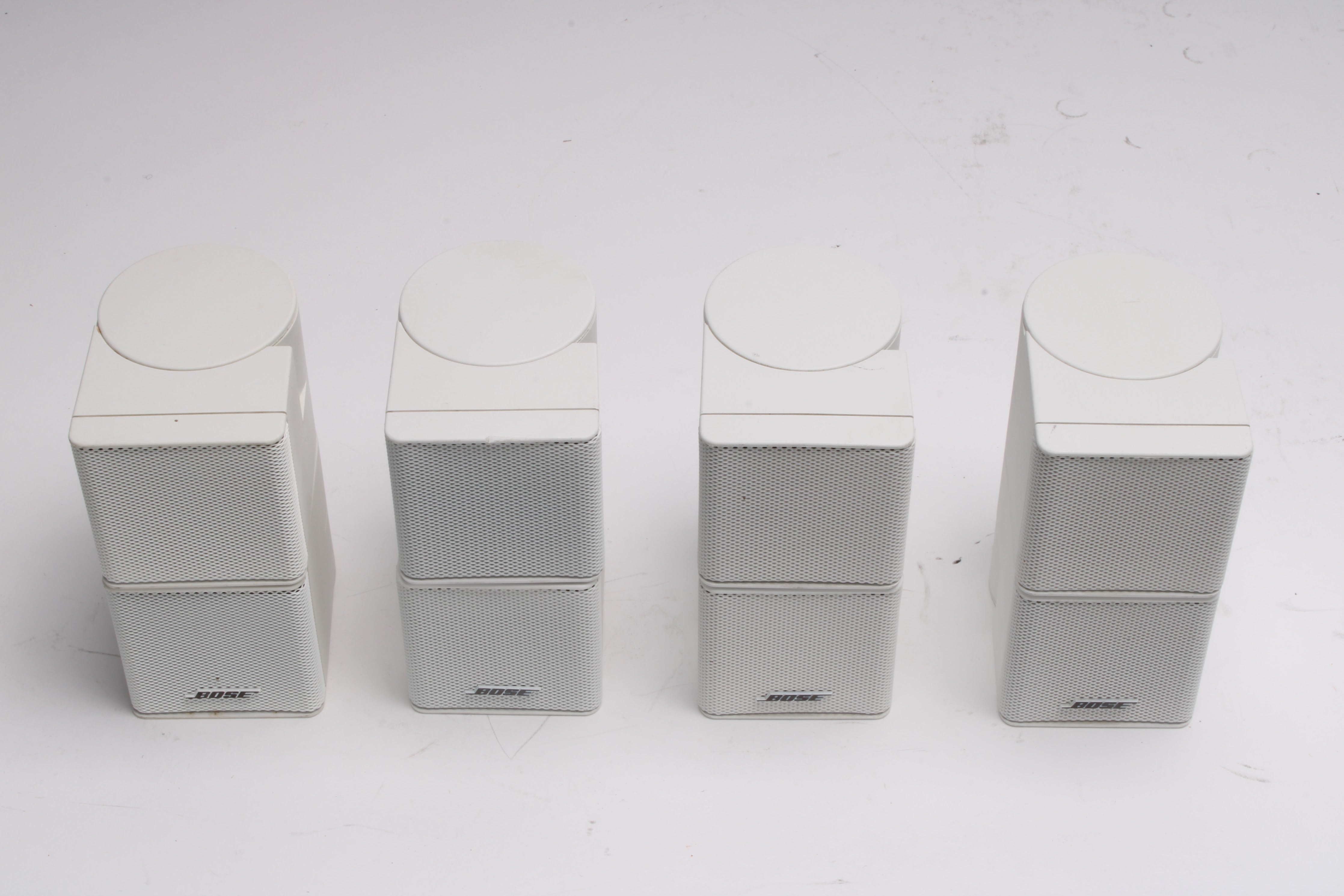 BOSE Jewel Cube スピーカー クリーム色 Bose Jewel Cube Center Channel Speaker Lot of 4 - White - Fair