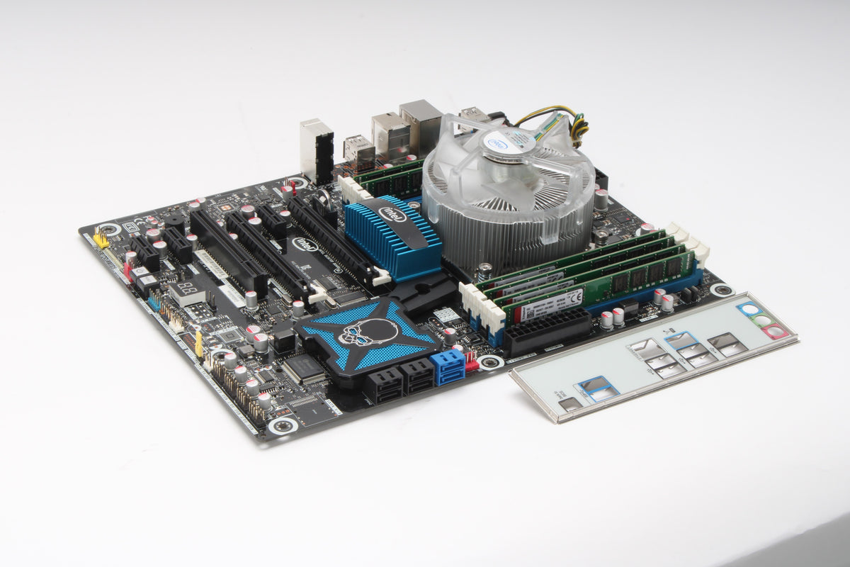 Dx79to Layout Intel DX79TO LGA2011 Extreme ATX Motherboard w/ Intel i7-3830 @3.60GHz ...