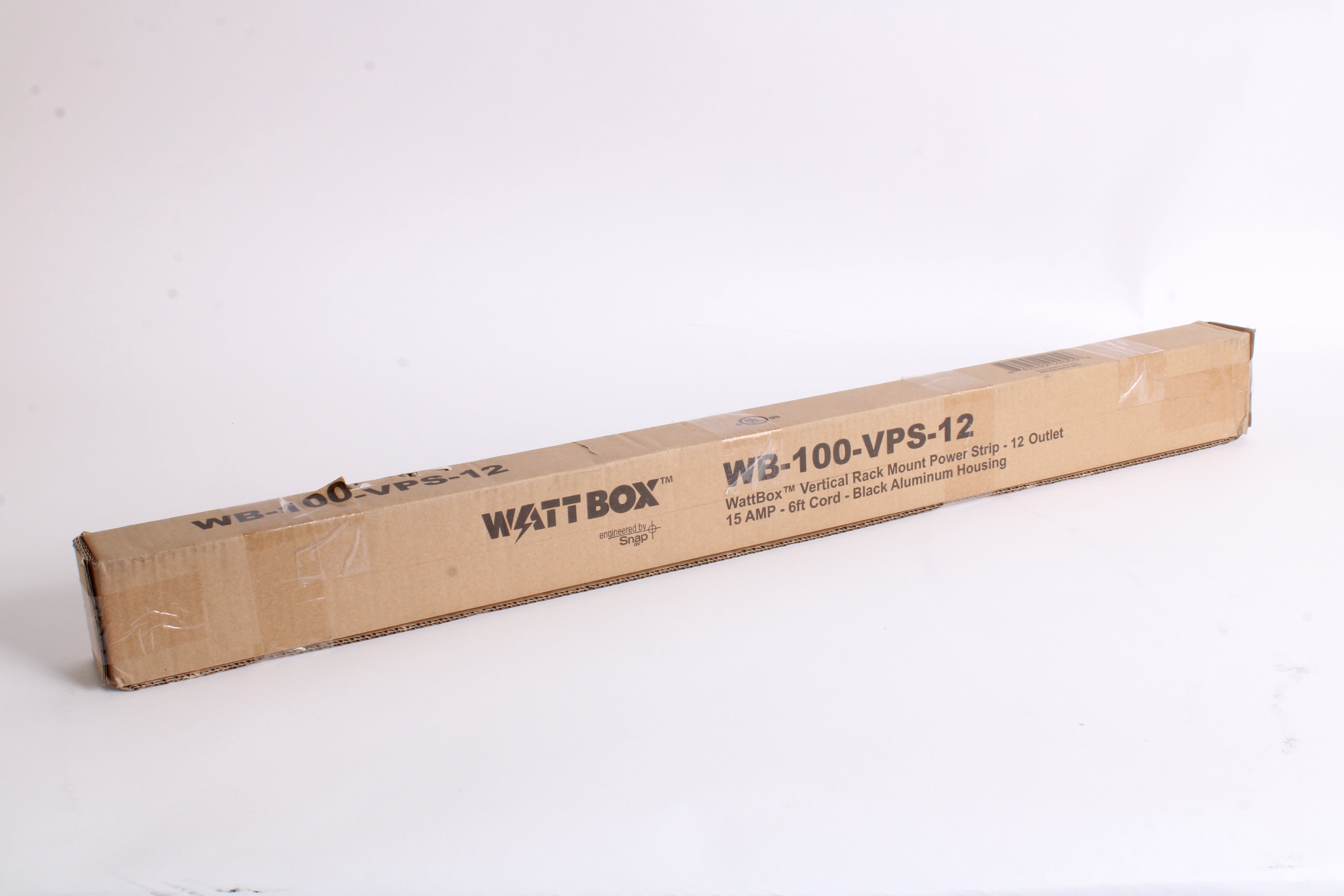 Watt Box WB-100-VPS-12 Vertical Rack Mount PowerStrip 12 Outlet 15 AMP ...