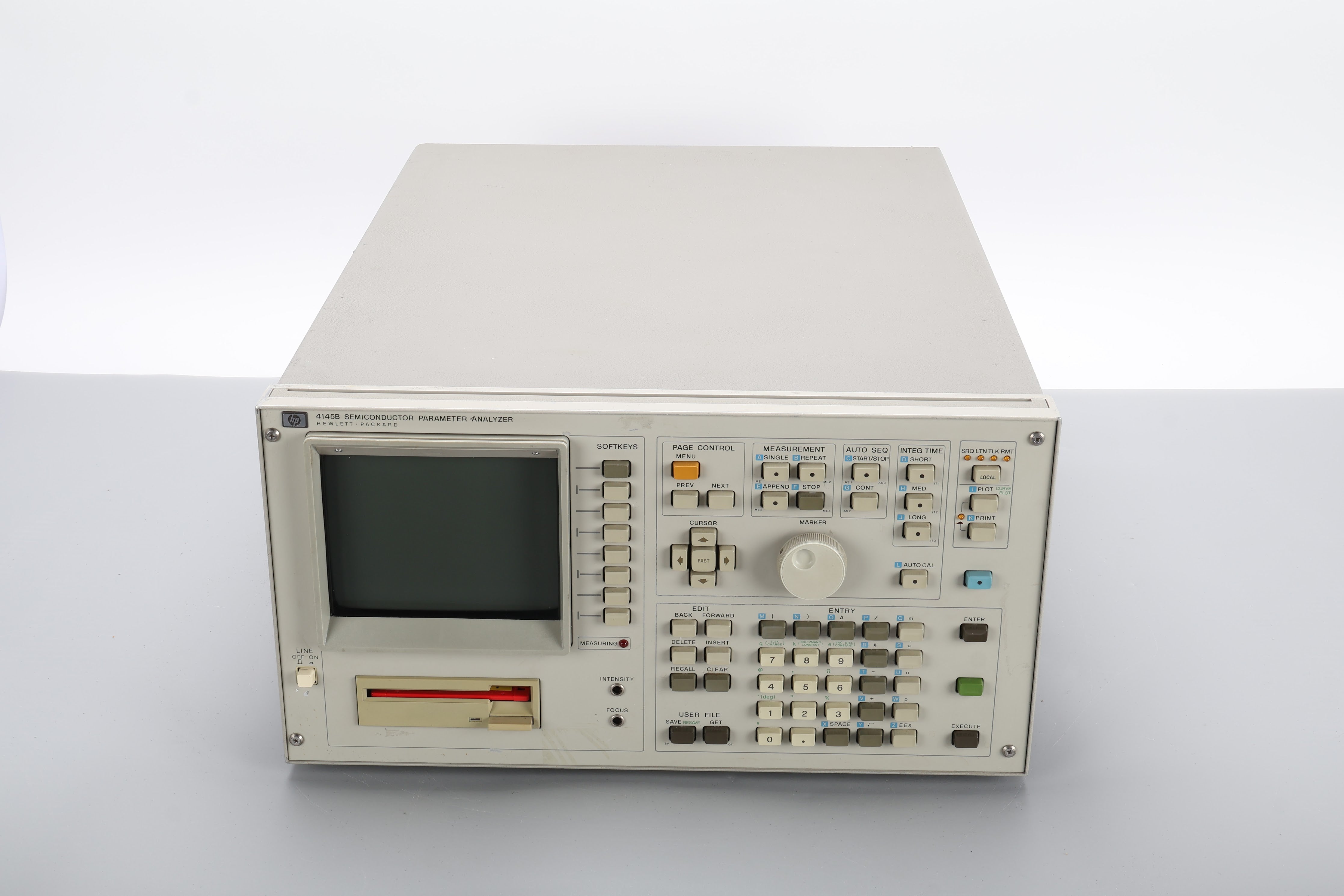 HP 4145B Semiconductor Parameter Analyzer With Floppy Disk and Softwar ...