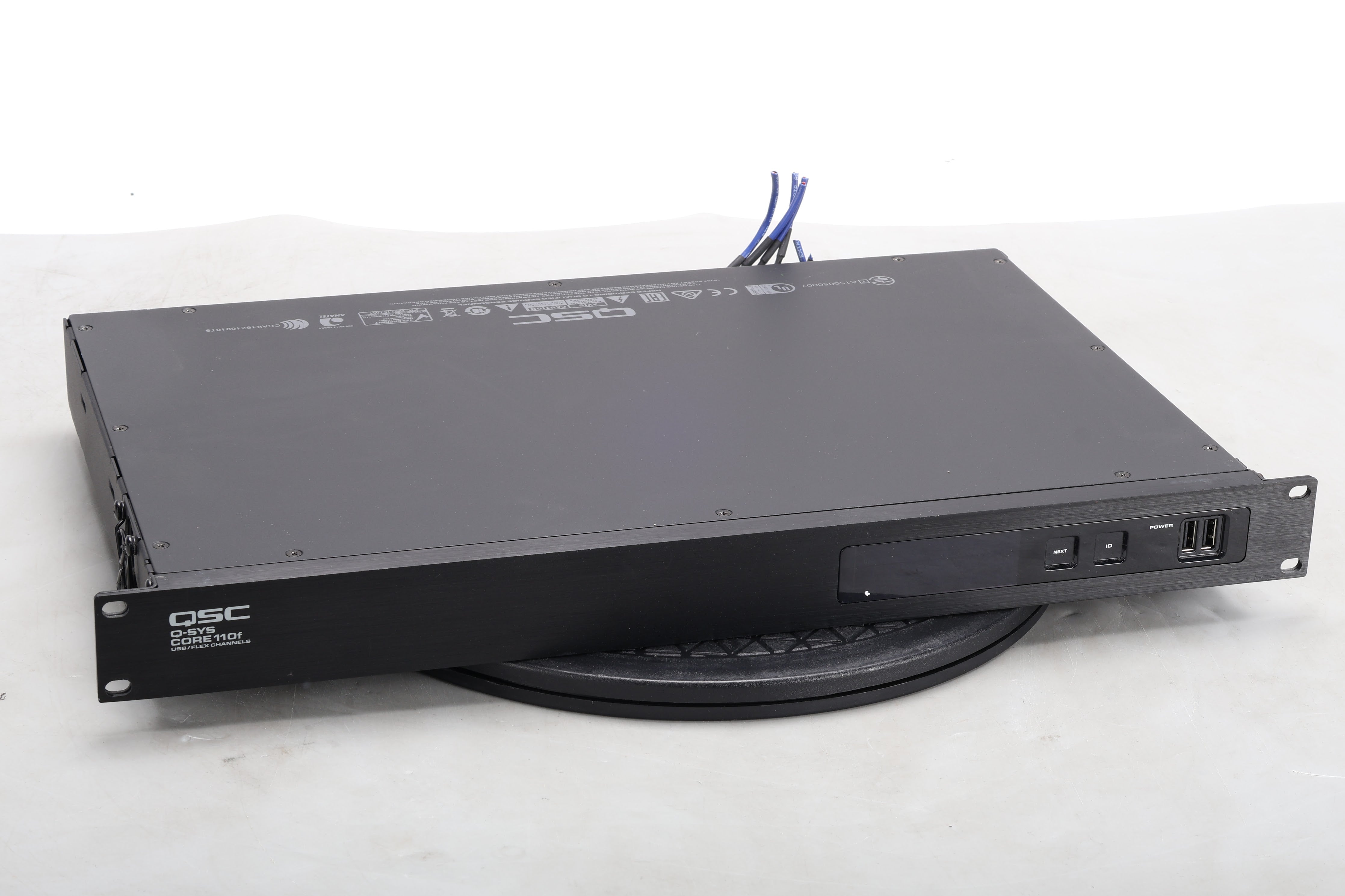 QSC Q-SYS Core 110f USB/ Flex Channels I/O Audio Signal Processor – NTC ...