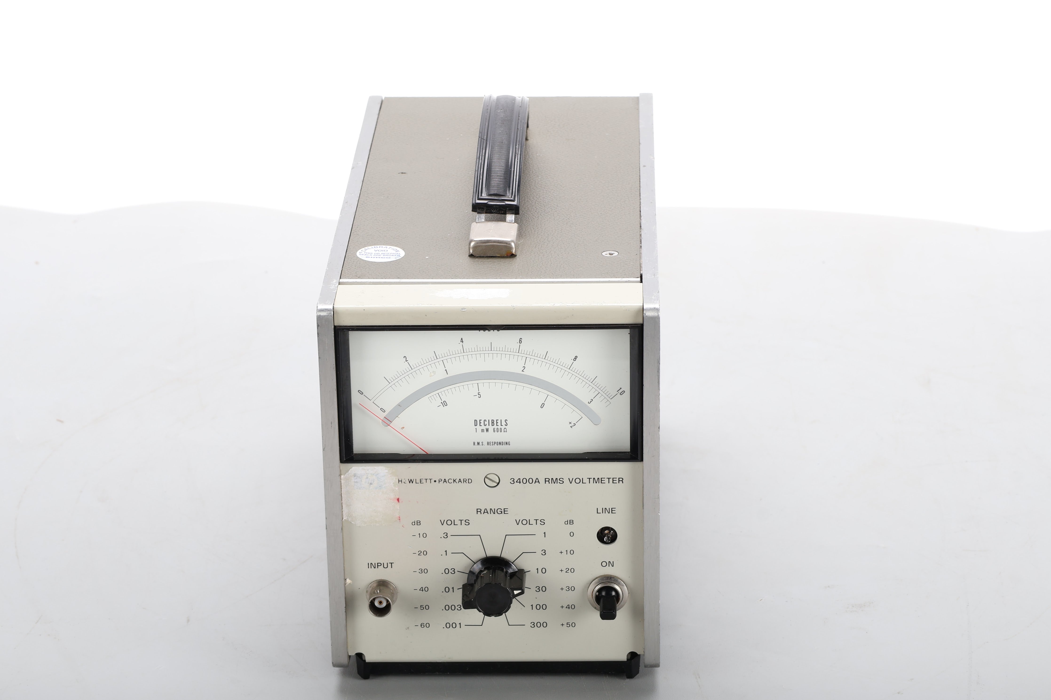 HP 3400A Analog RMS Voltmeter - No Option – NTC Tech