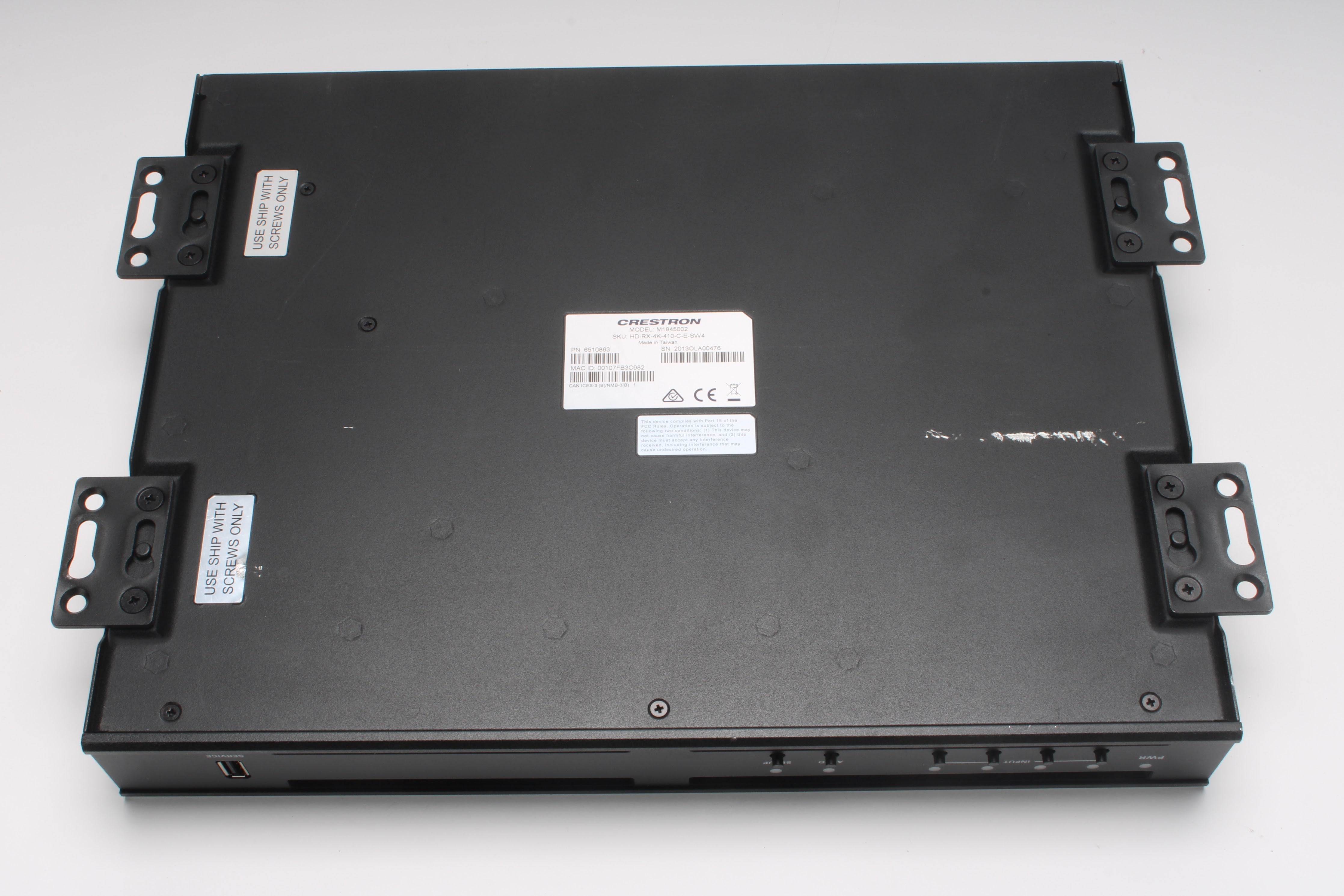 Crestron HD-RX-4K-410-C-E-SW4 4K Multi-Format Switch and Receiver