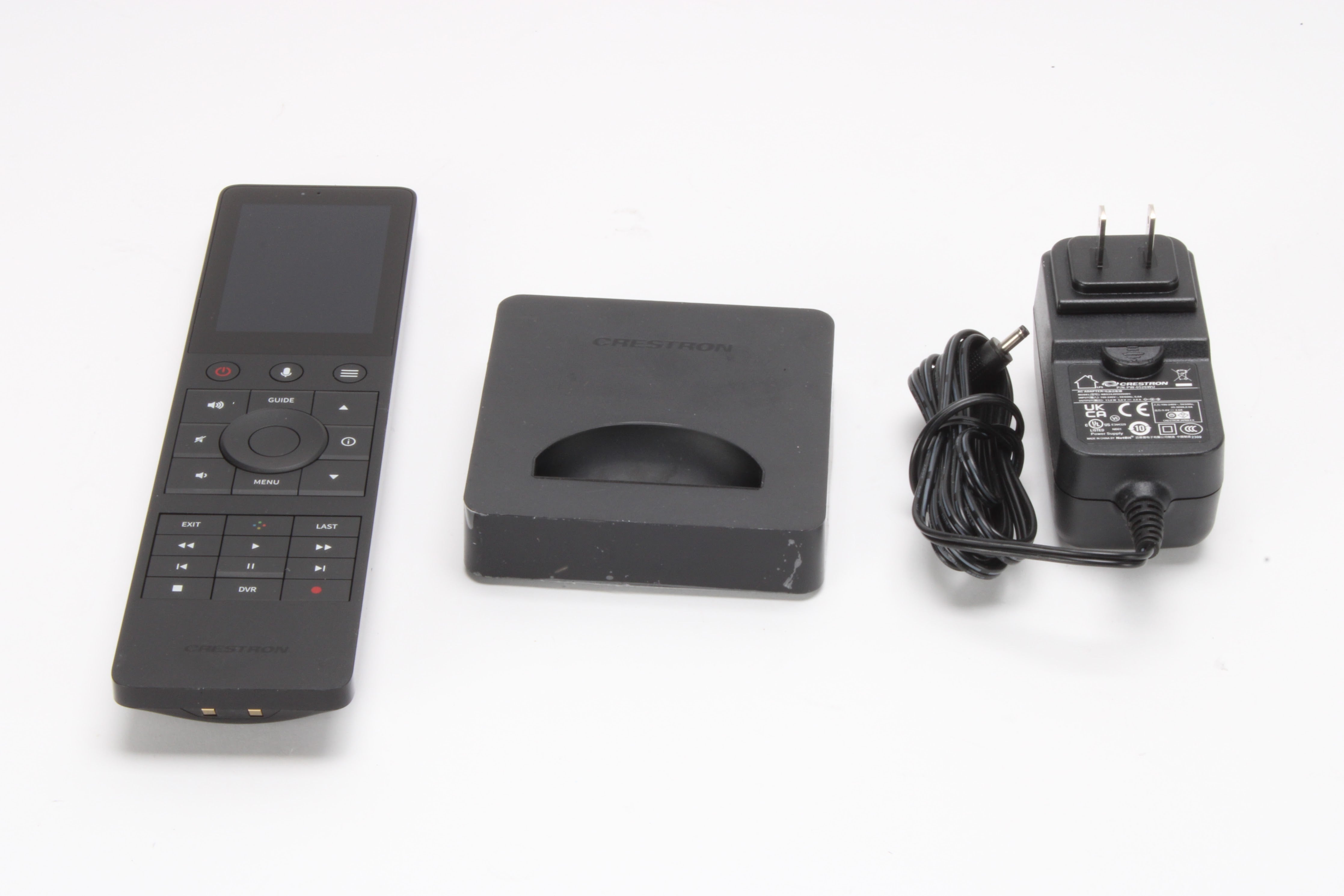 Crestron TSR-310 Handheld Touch Screen Remote W/ Base and Power Supply ...