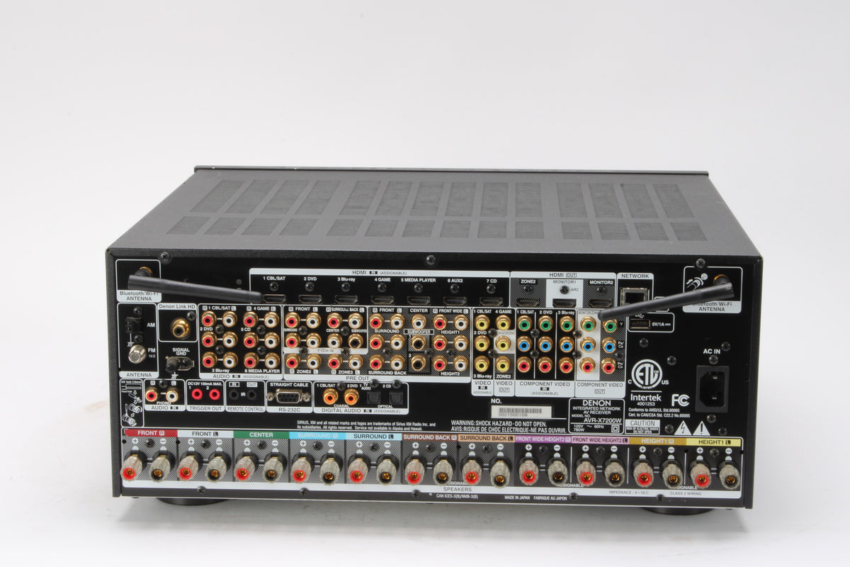 Denon AVR-X7200W 9.2-Channel Integrated Network AV Receiver - AS IS ...