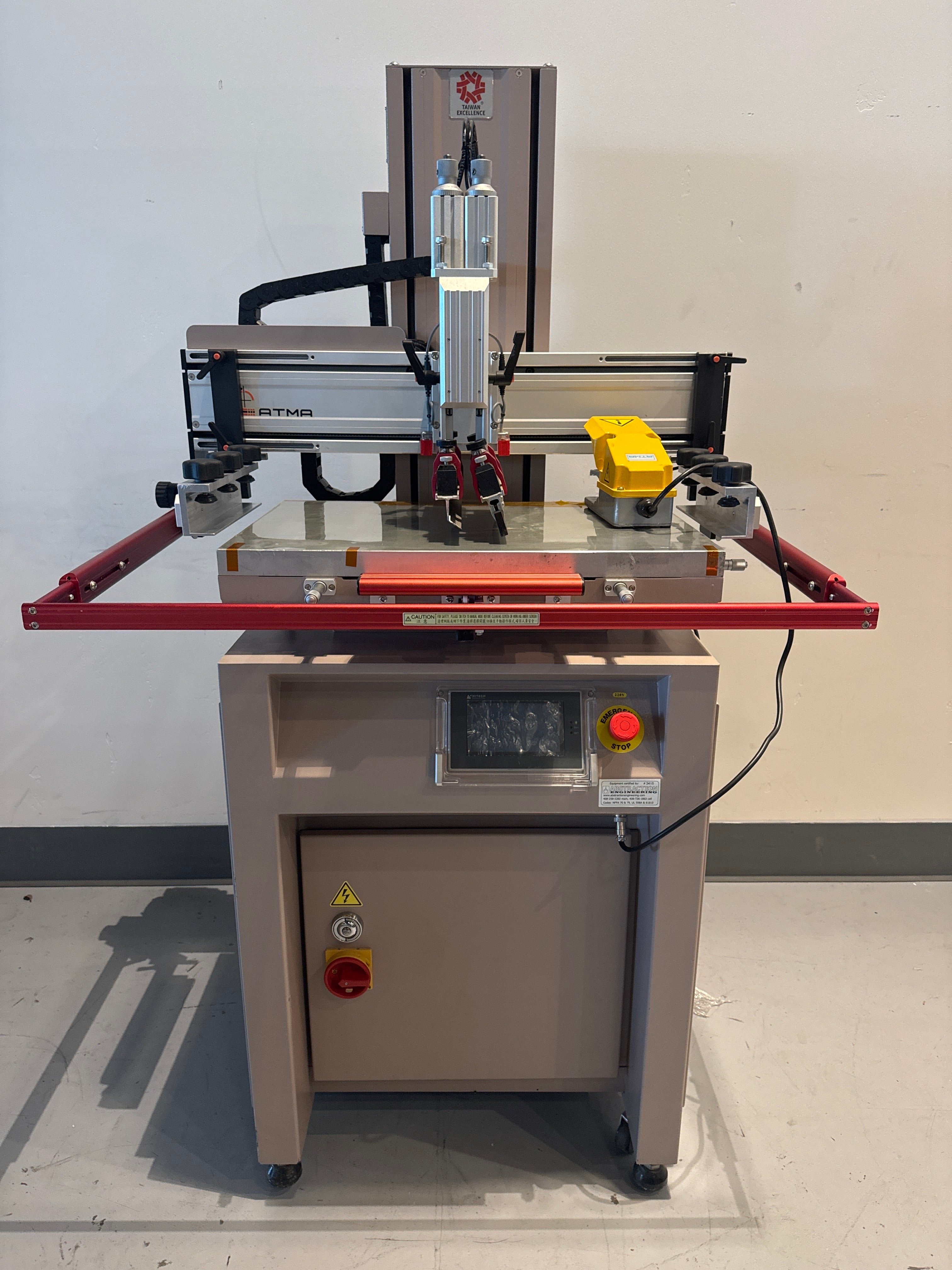 Atma Champ AT-45PA Electric Mini Flat Sheet/Board Screen Printer - AS ...