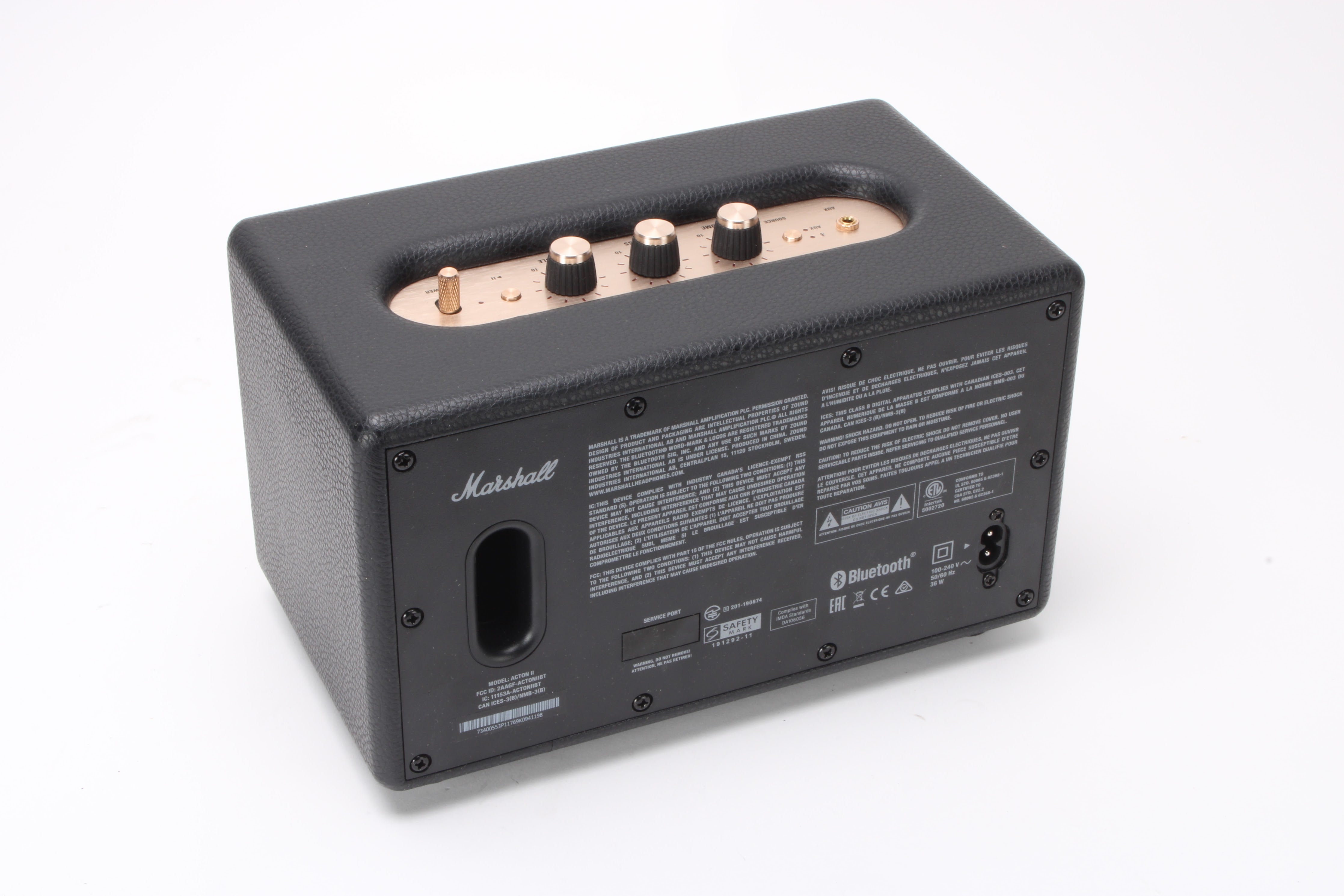 Marshall Action II Wireless Bluetooth Speaker With Accessories