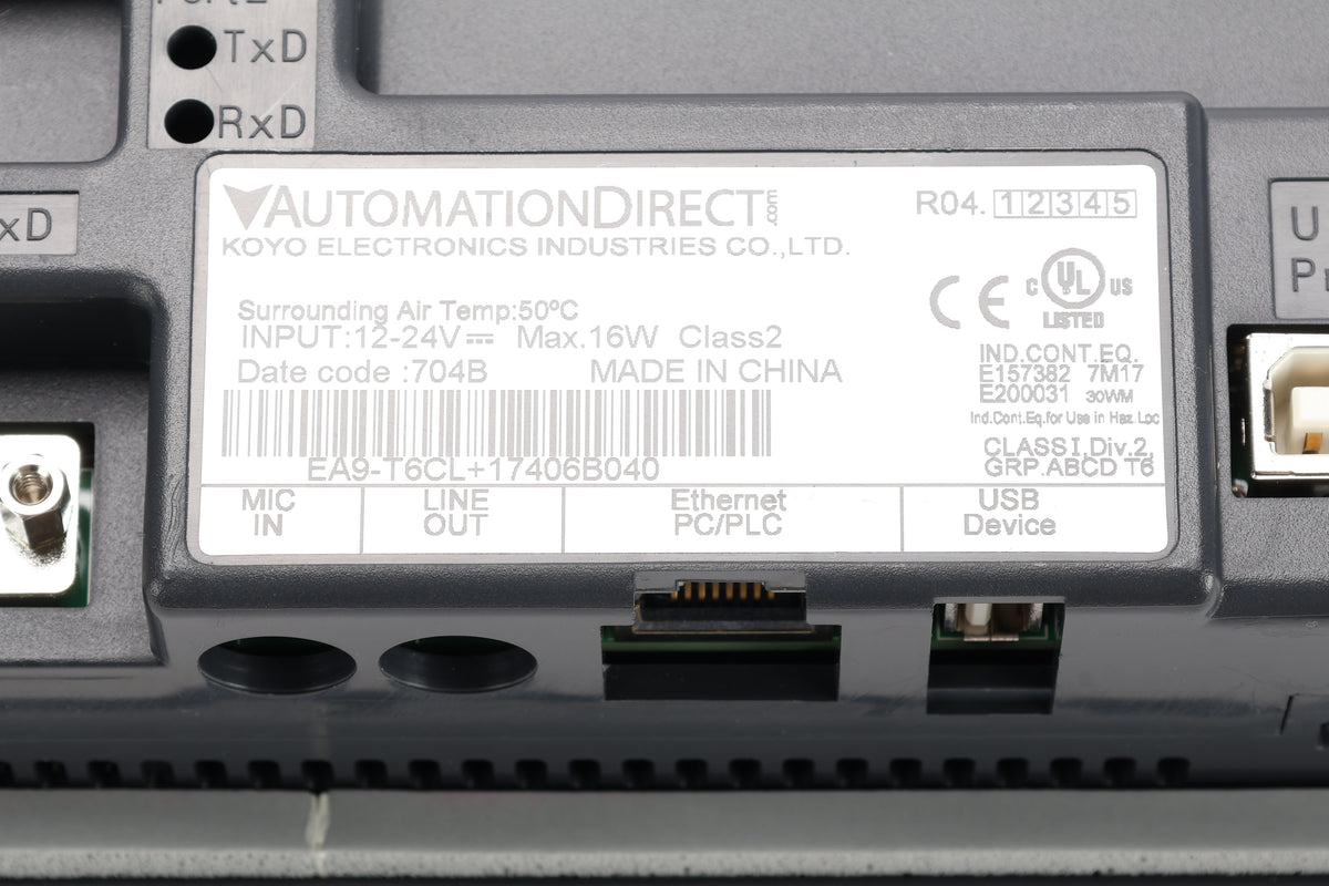 Automation Direct R6n Automation Direct EA9-T6CL 6
