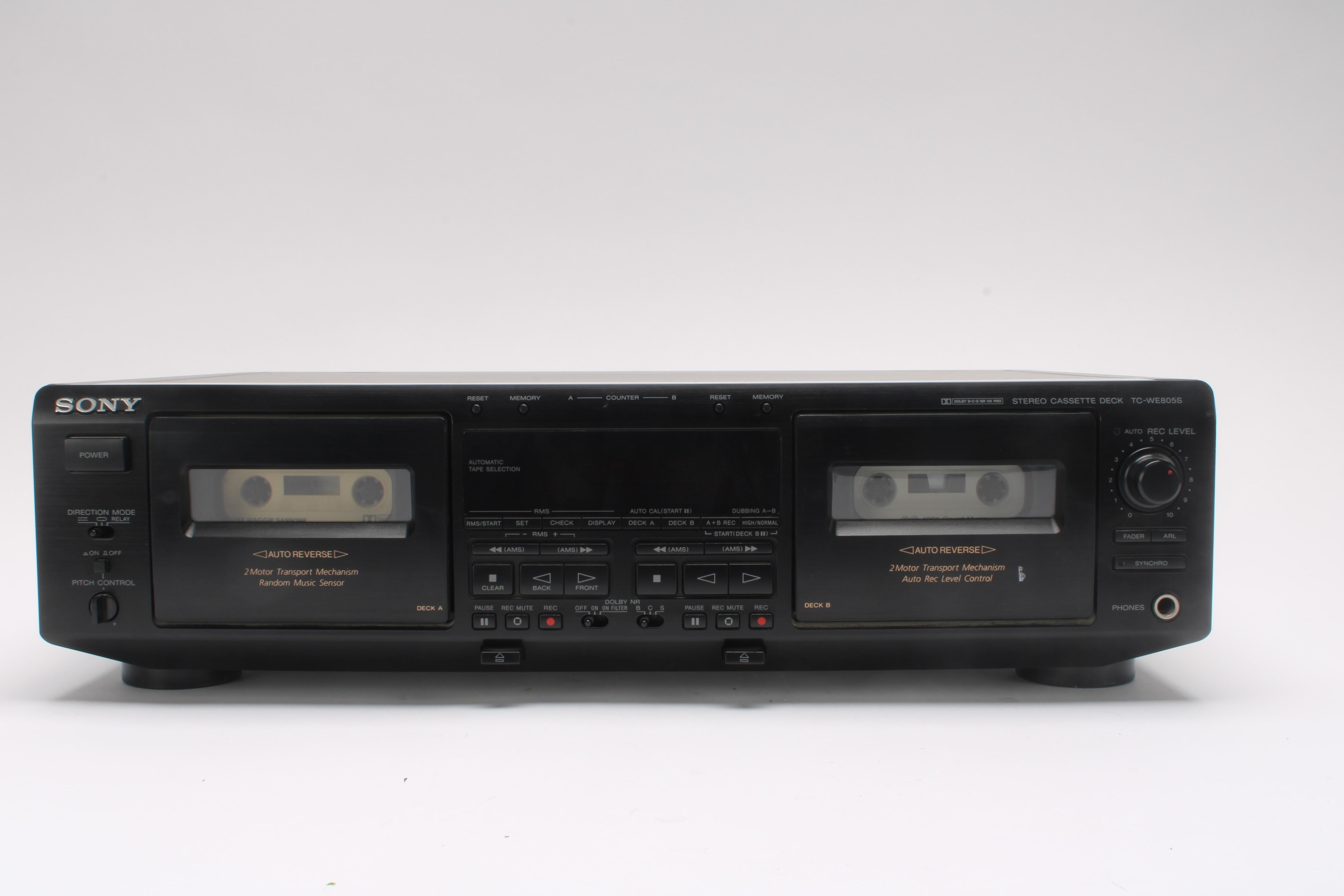 Sony TC-WE805S Dual Stereo Cassette Deck - AS IS – NTC Tech