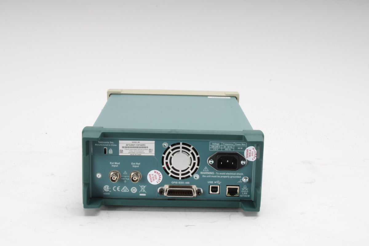 Tektronix AFG 2021 Arbitrary Function Generator 20MHz 250MS/s With Acc ...
