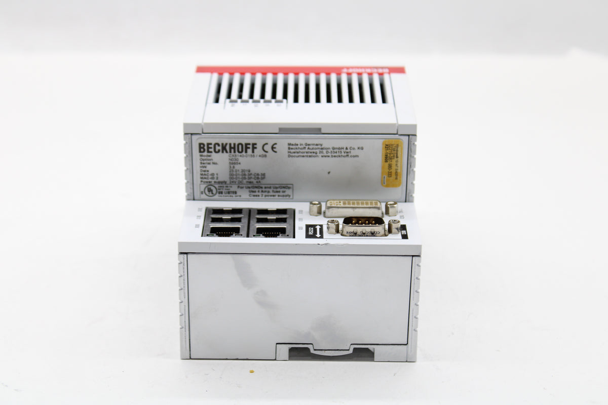 St Beckhoff Beckhoff CX5140 CPU Module CX5140-0155 / 4gb With Option N030 – NTC Tech