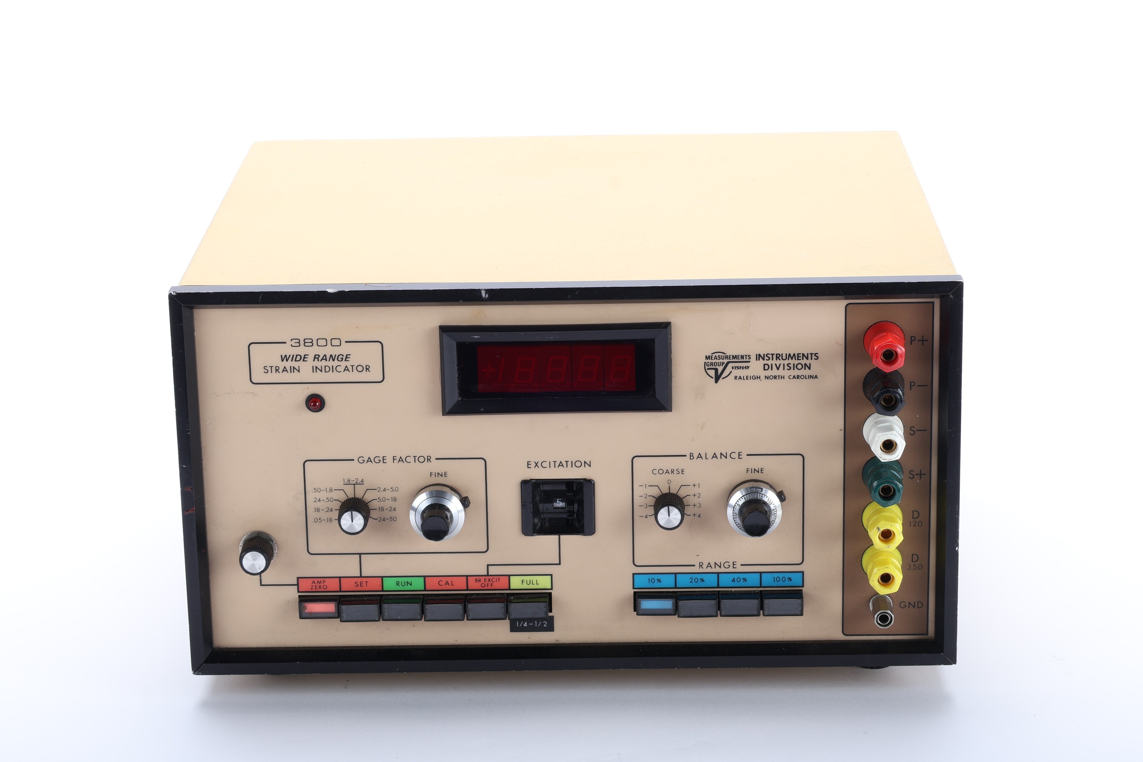 Vishay Measurements Group Model 3800 Wide Range Strain Indicator – NTC Tech