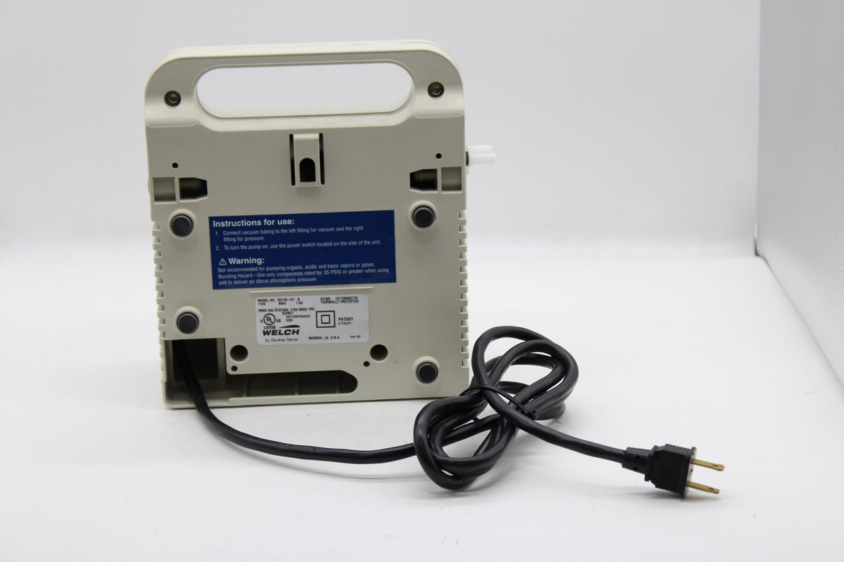 Welch 2511 2511B01 B Dry Vacuum Pump / Compressor NTC Tech
