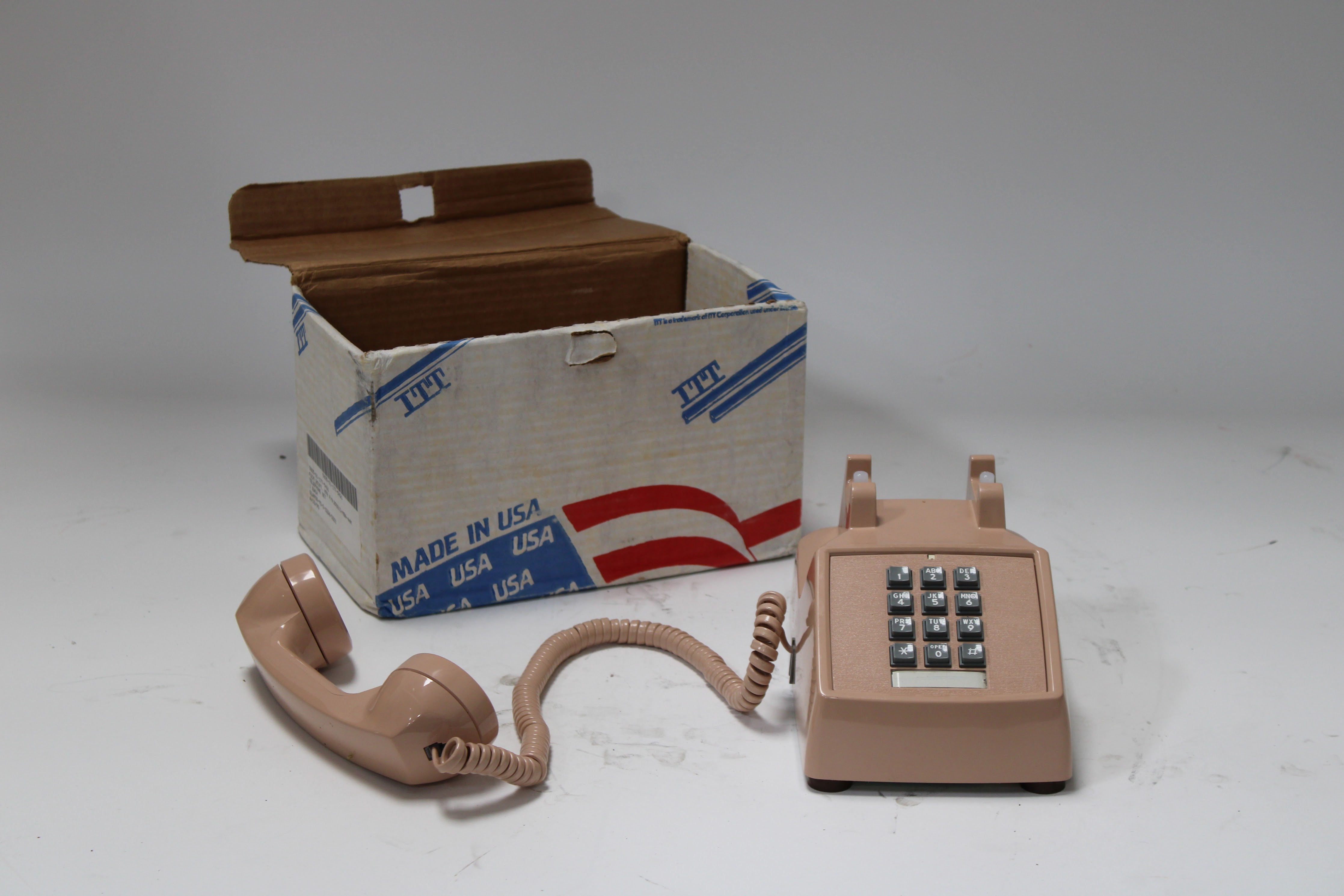 ITT 250013-MBA-44M Push Button Desk Phone Telephone Set – NTC Tech