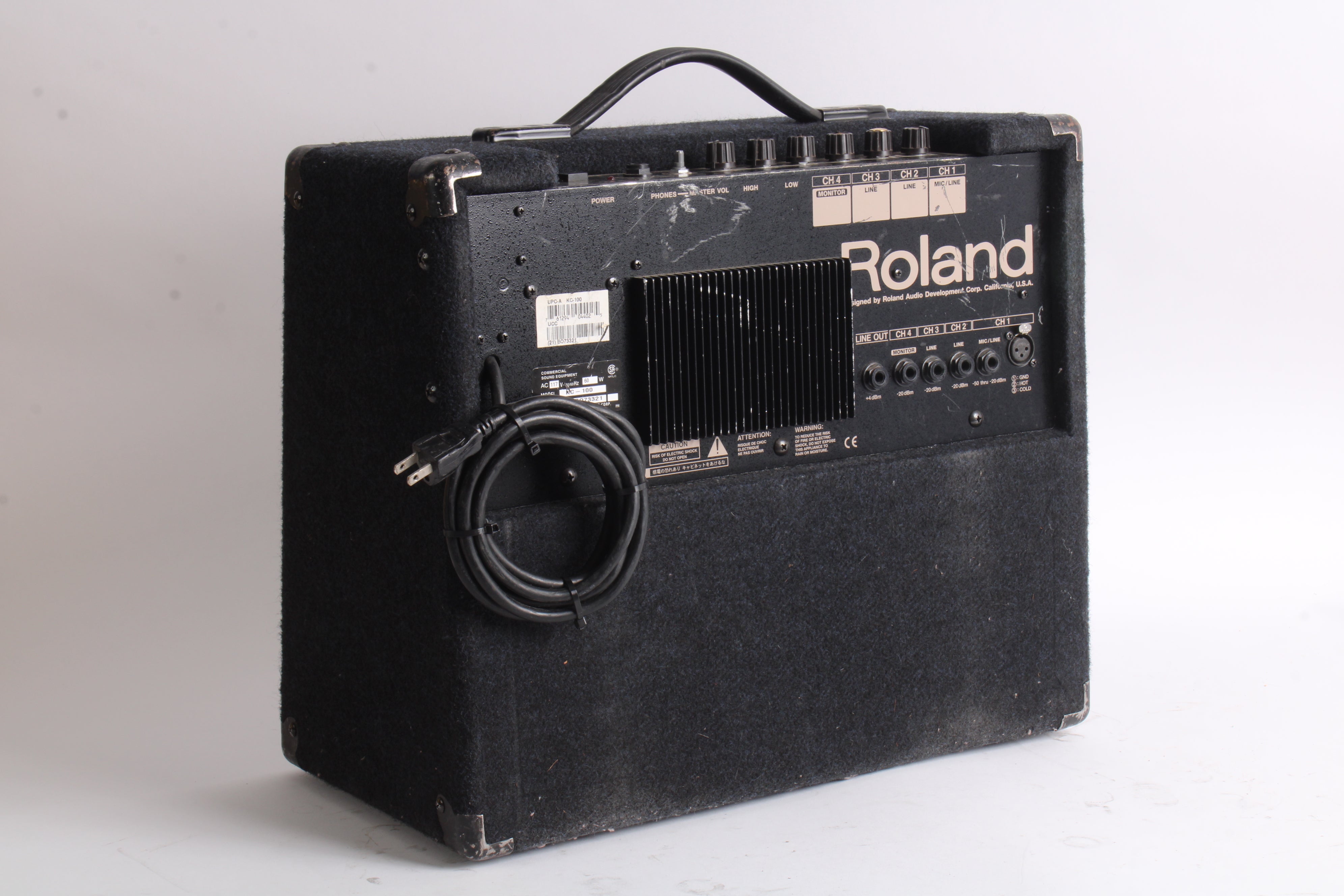 ローランド KC100 アンプ Roland KC-100 4 Channel Keyboard Mixing Amplifier – NTC Tech