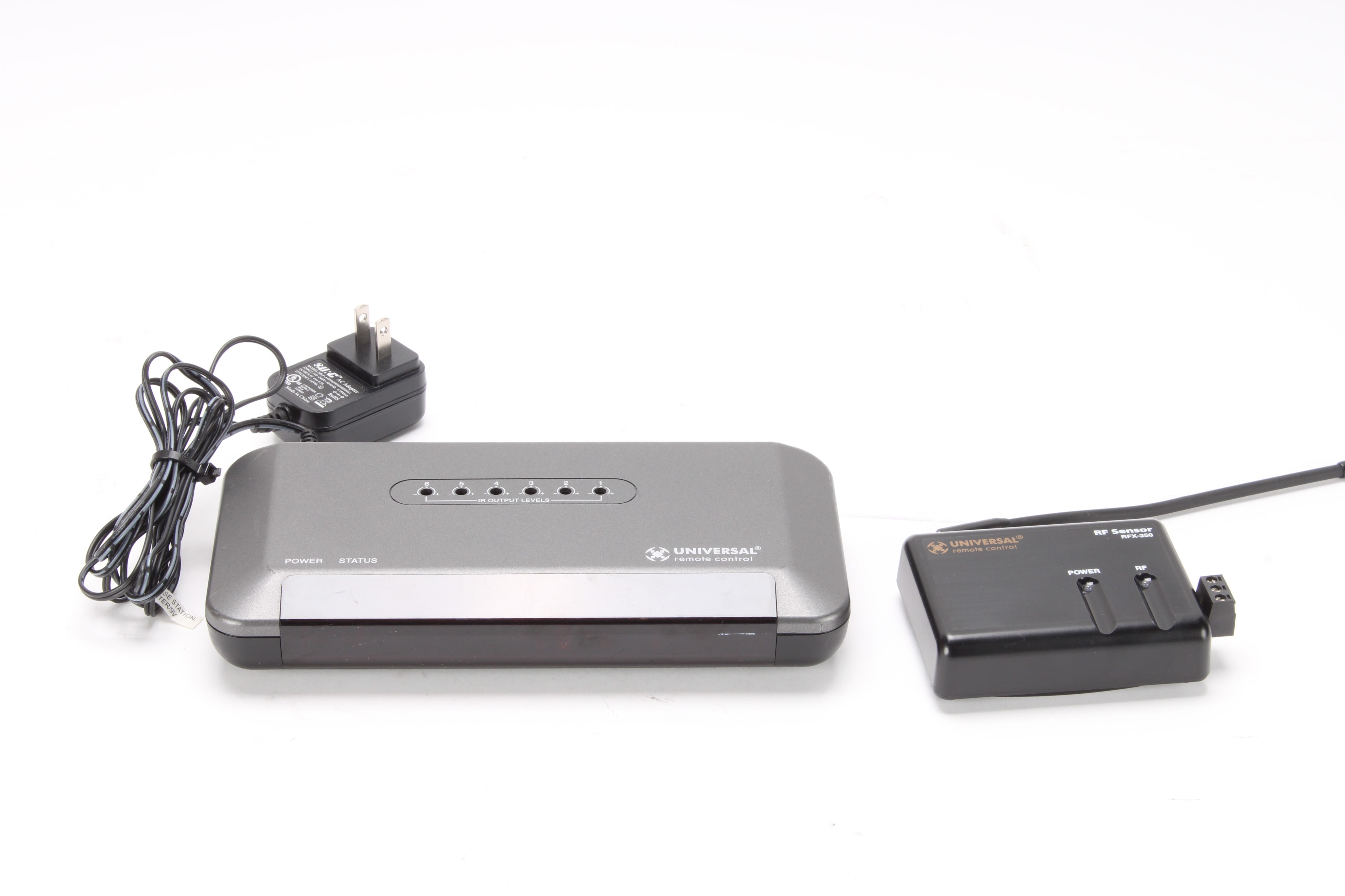 Universal Remote Control MRF-350 Base Station W/ RX-250 RF Sensor & Po ...