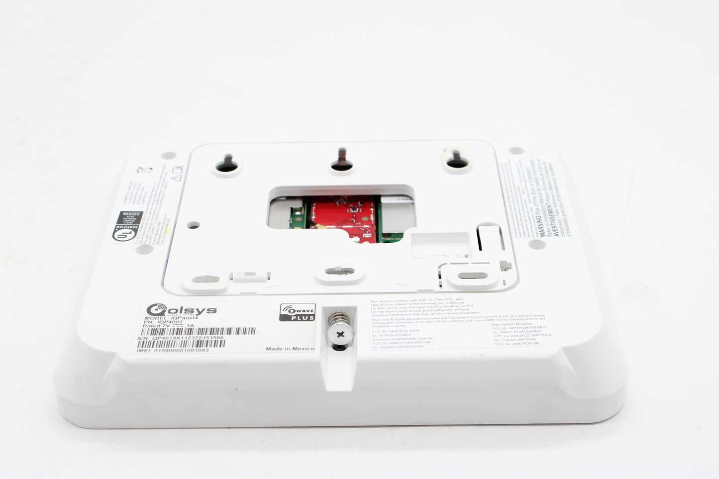 Qolsys IQ Panel 4 Wireless Touchscreen Control Panel / IQP4001 – NTC Tech