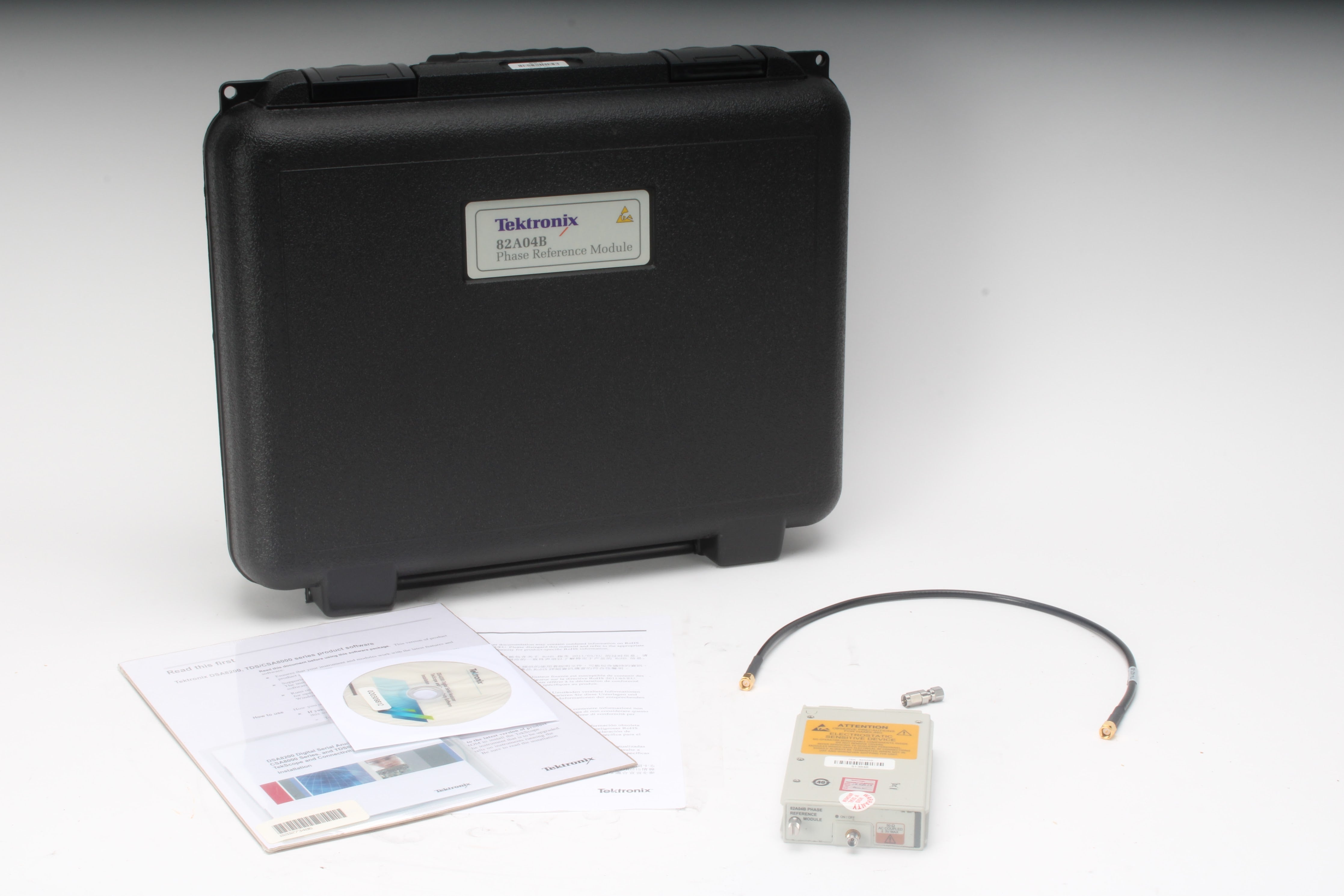 Ict Reference Module Alinity Tektronix 82A04B Phase Reference Module With Case and Accessories – NTC ...