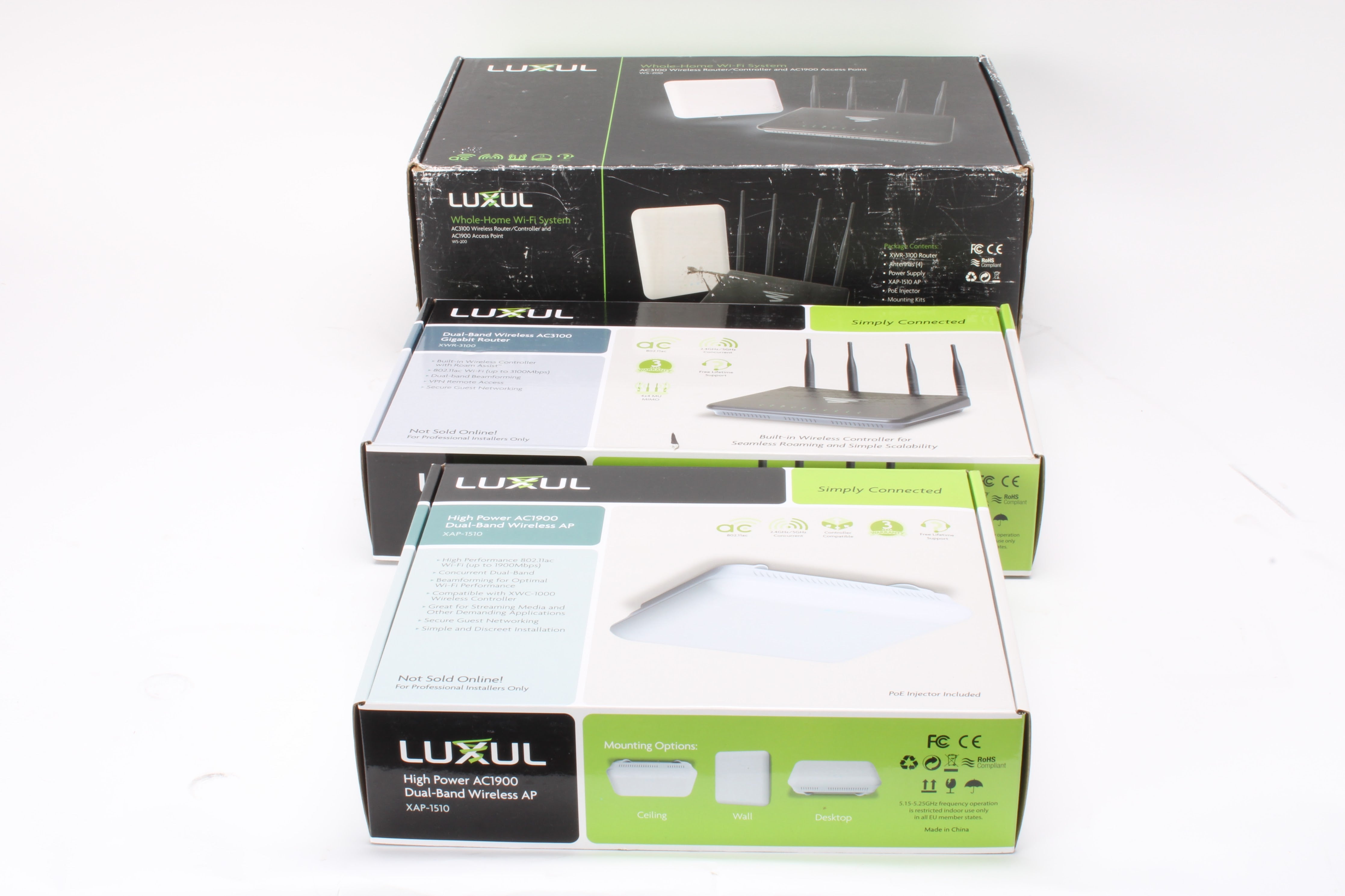 Luxul XWR-3100 Wireless Router & XAP-1510 Access Point WS-200 Kit - Ne ...