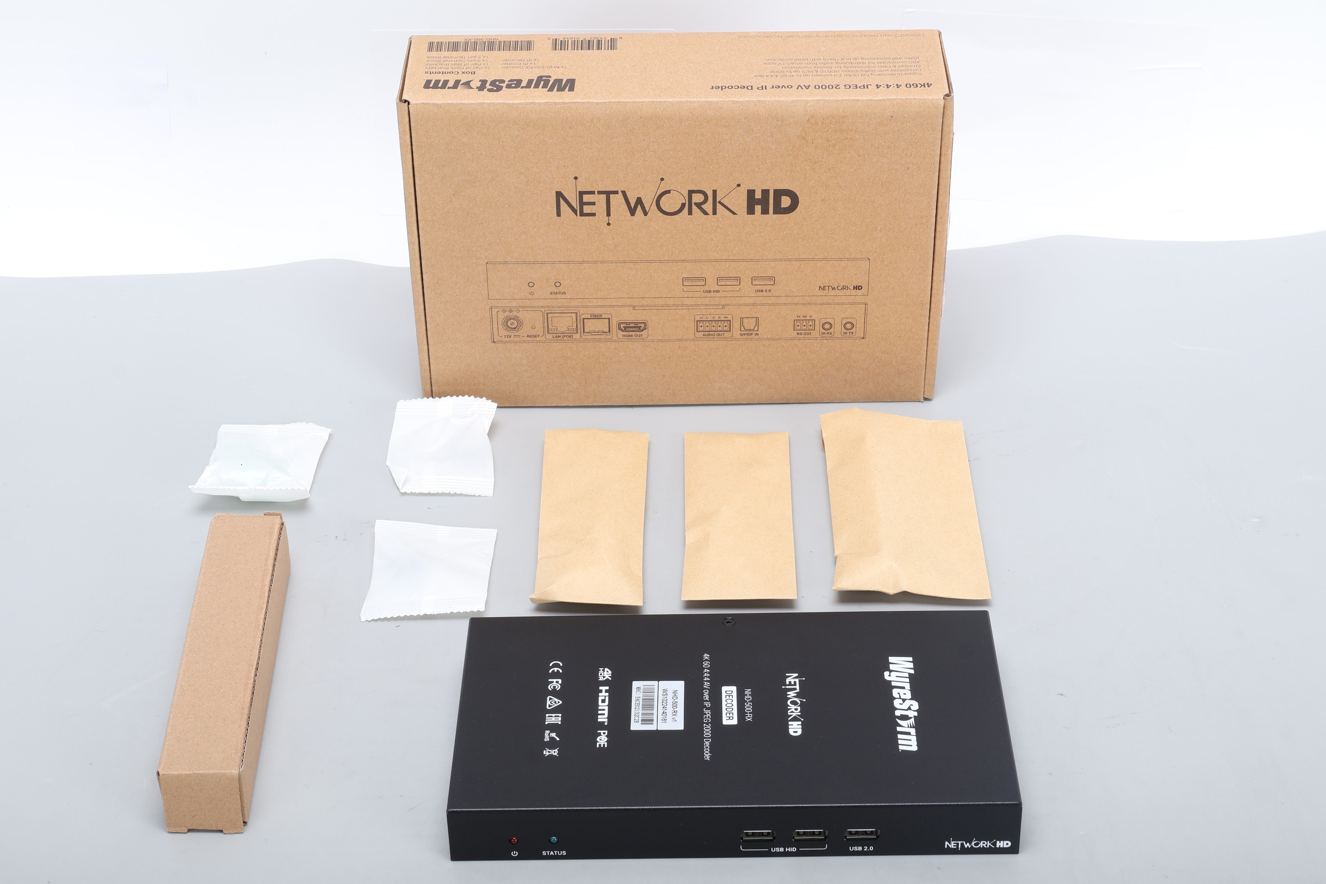 WyreStorm NHD-500-RX NetworkHD 4K60 4:4:4 JPEG2000 Encoder & Decoder ...