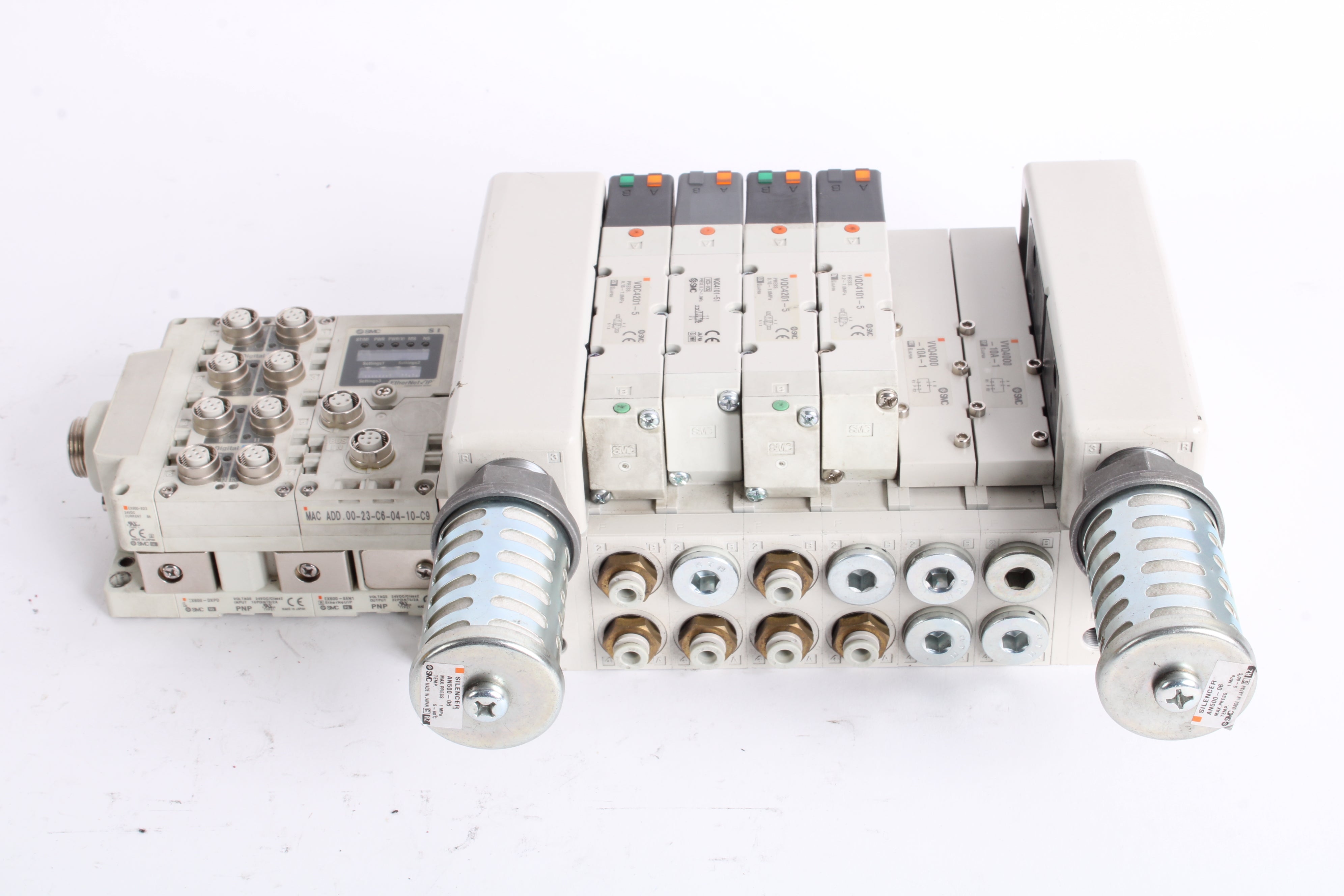 SMC EX600-SEN1 Serial Interface Unit + EX600-DXPD + EX600-ED3 + 2x AN5 ...