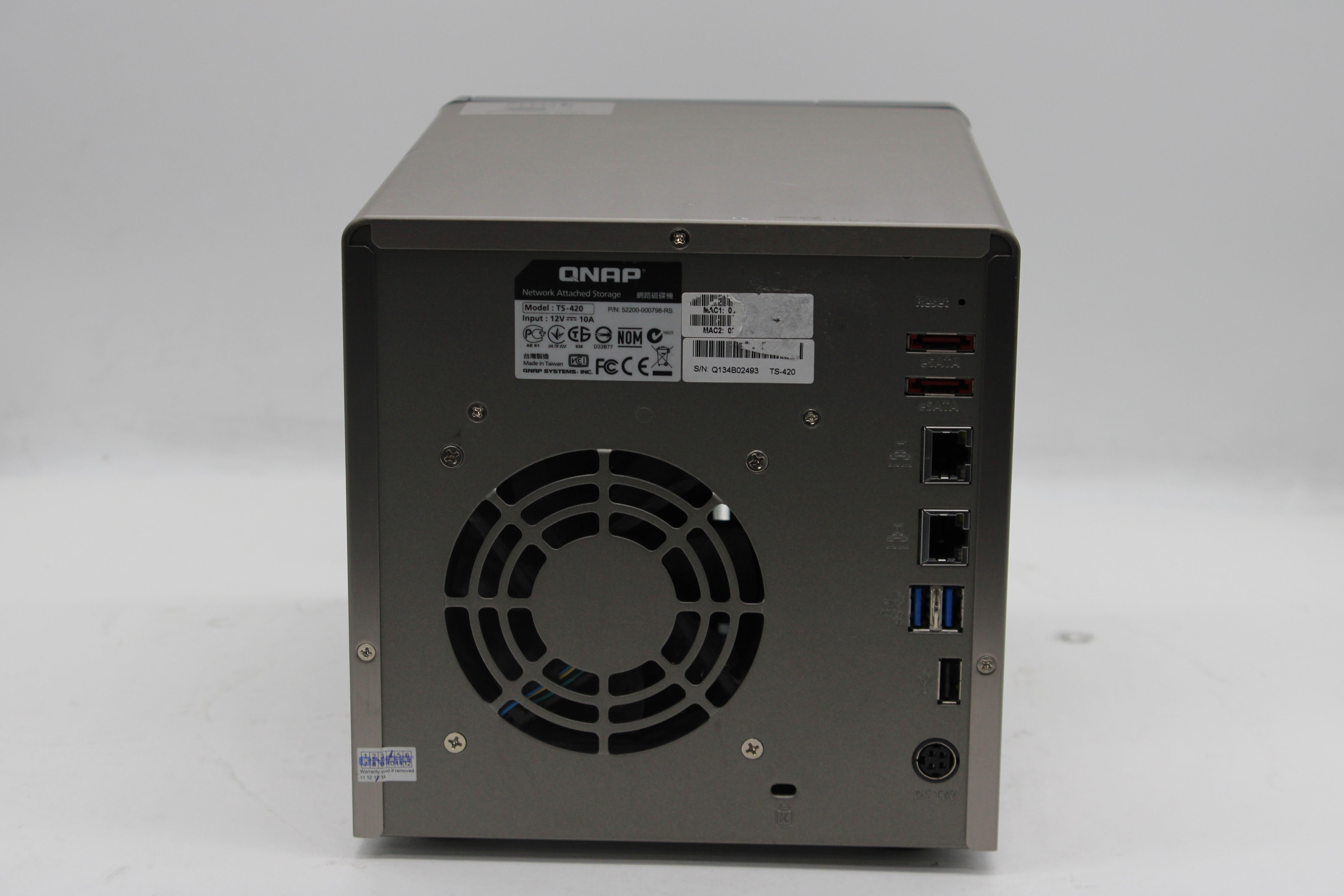 QNAP TS-420 Network Attached Storage / NAS Server ‑ 4 Bays ‑ SATA