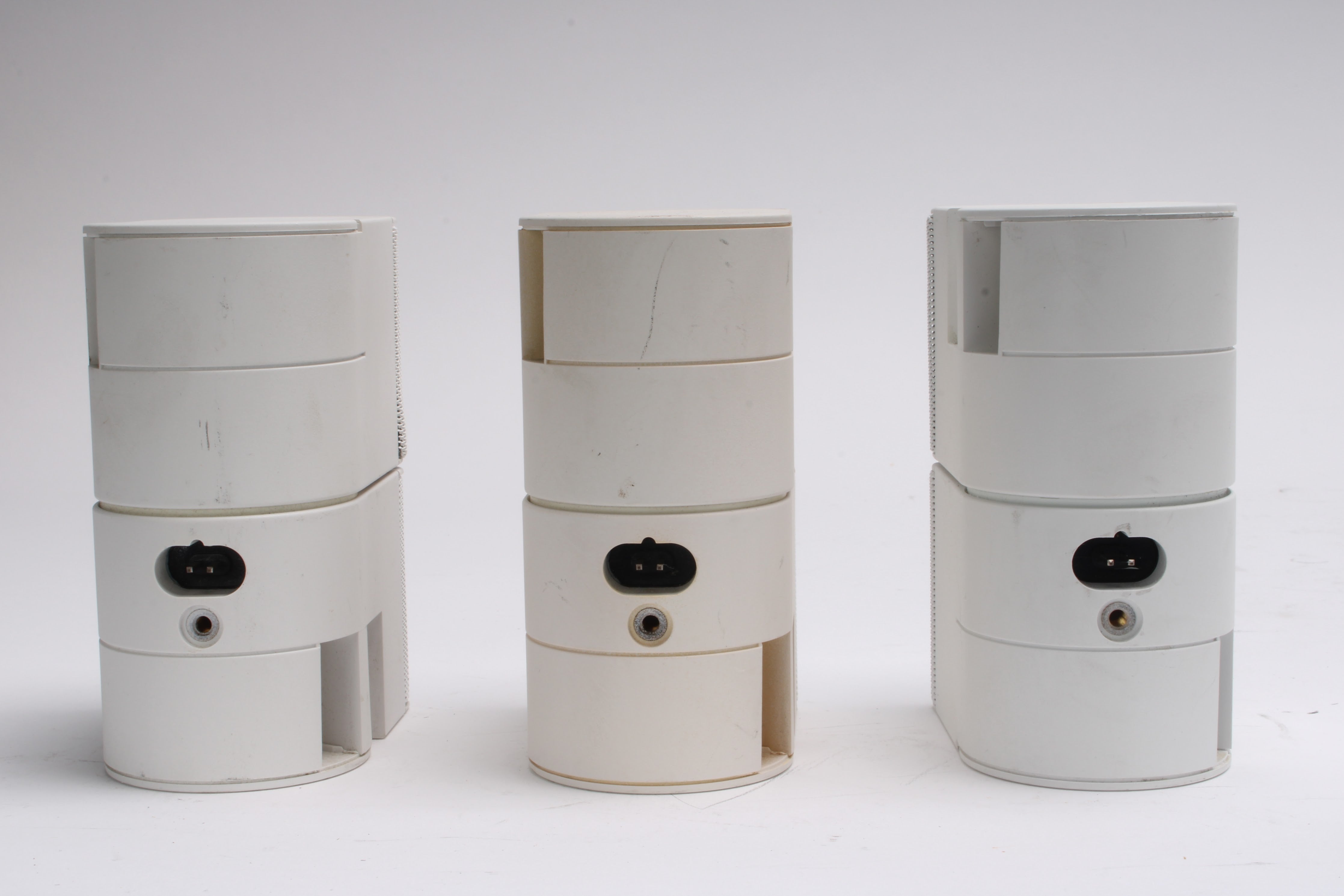 Bose Jewel Cube Center Channel Speaker Lot of 3 - White - Fair