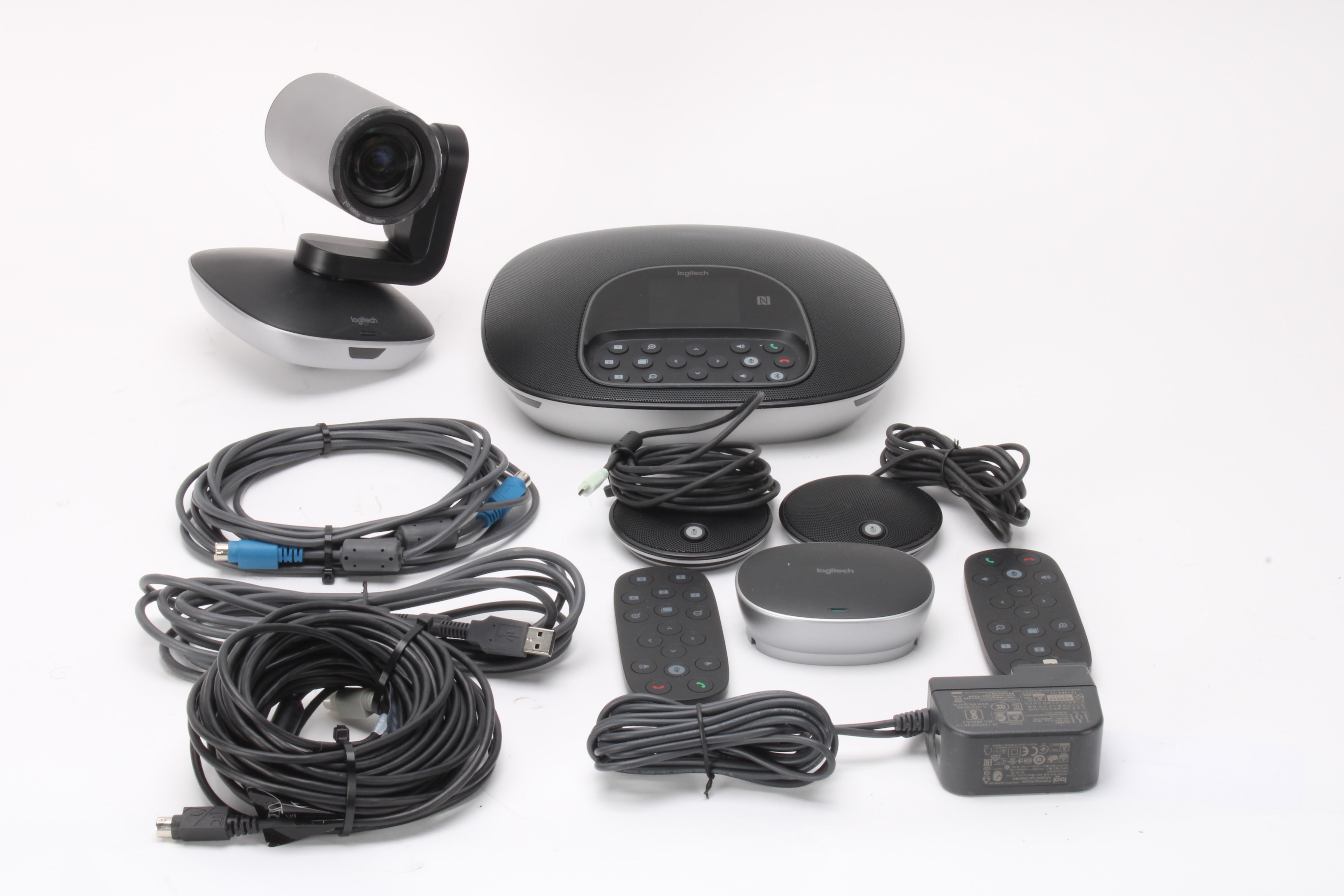 Logitech GROUP Video Conferencing System W/ V-U0032 Rally Camera and A ...