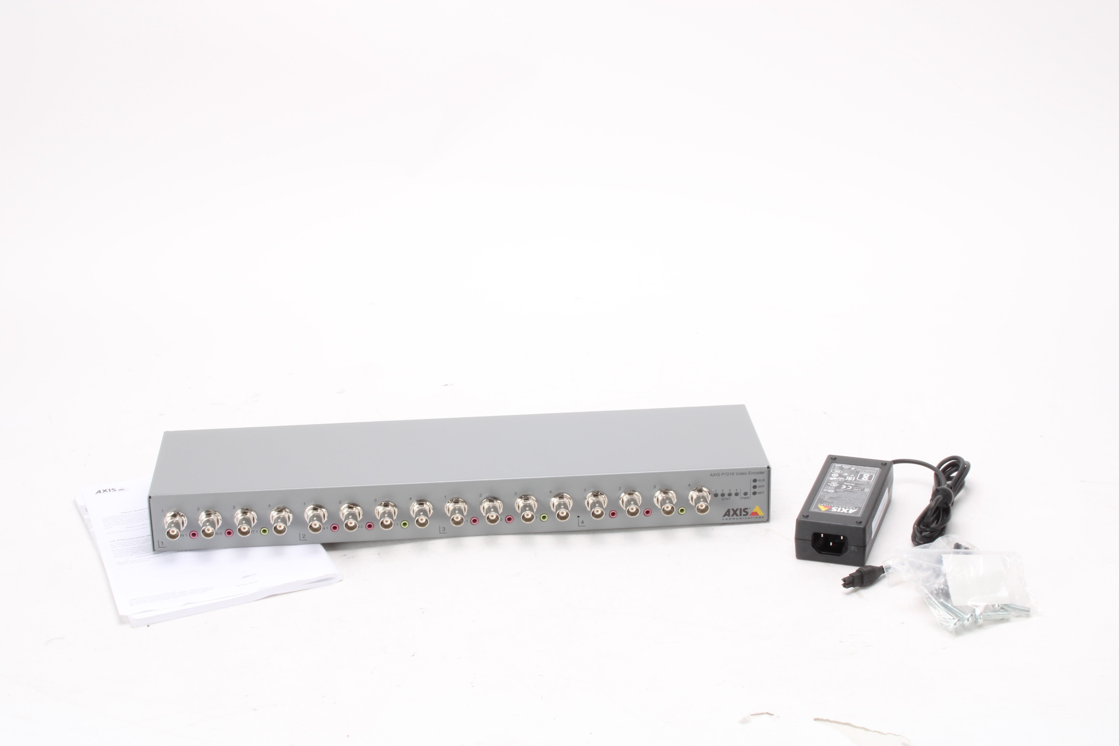 Axis P7216 16-Channel Video Encoder With Power Supply and Accessories ...