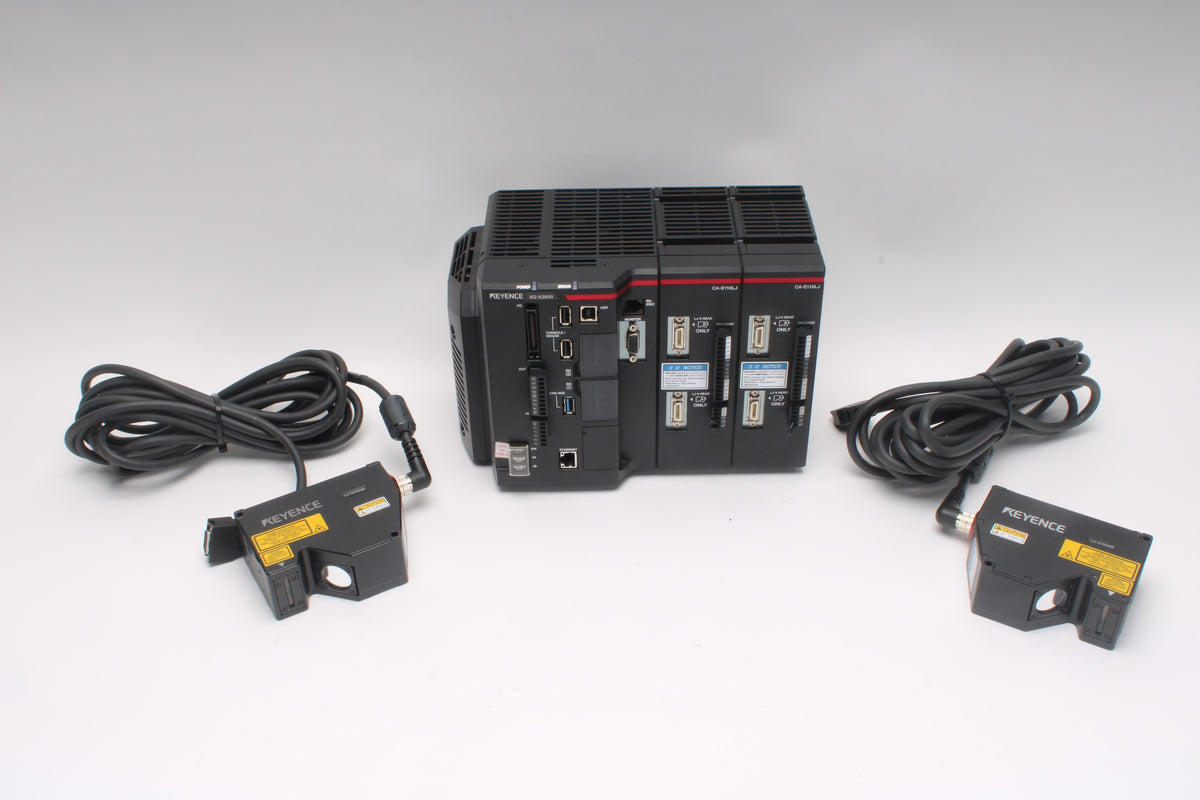 Keyence XG-X2800 Controller With 2x CA-E110LJ Input Unit and 2x LJ 