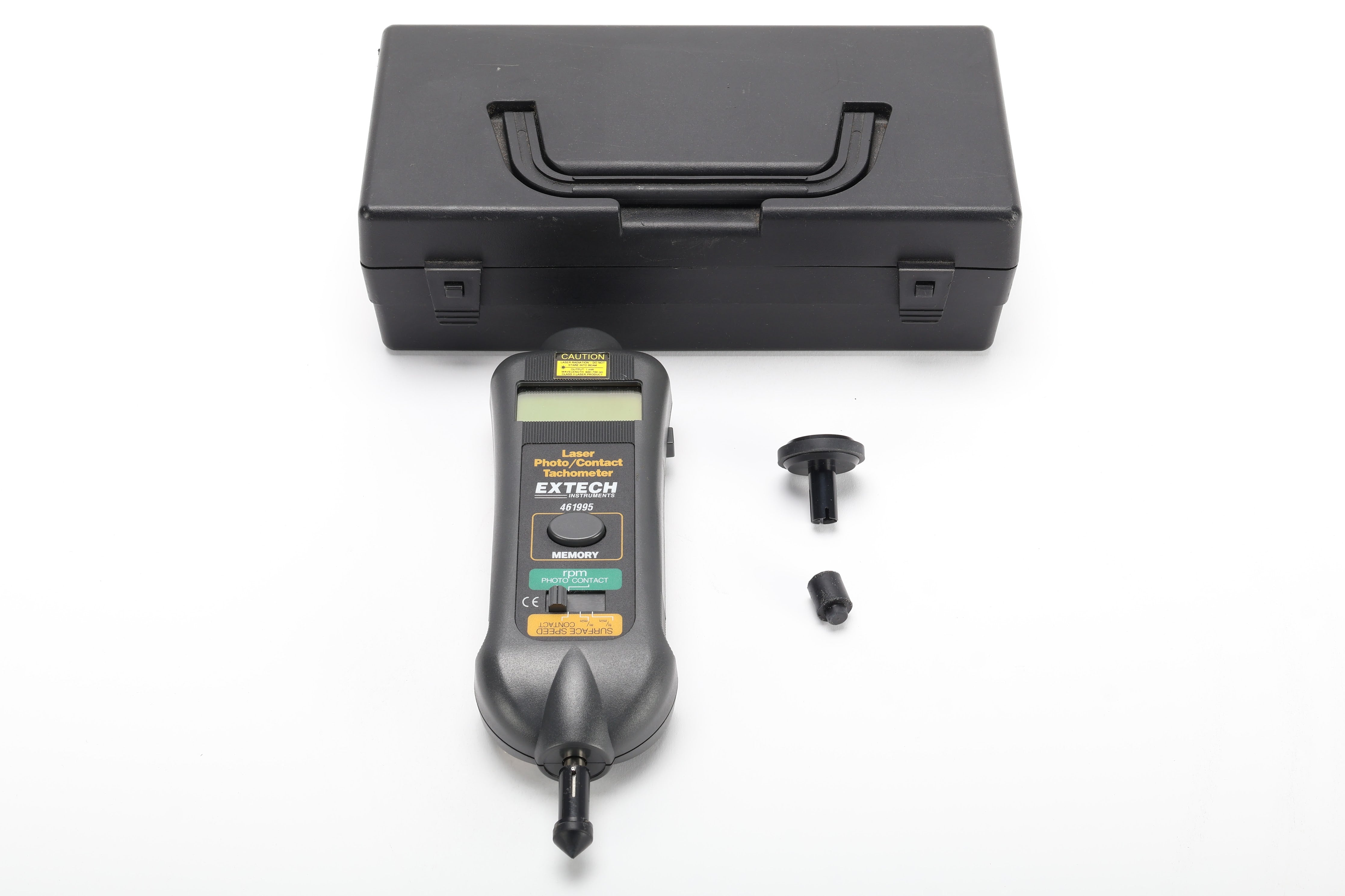 Extech 461995 Laser Photo/Contact Tachometer With Case - AS IS For Par ...