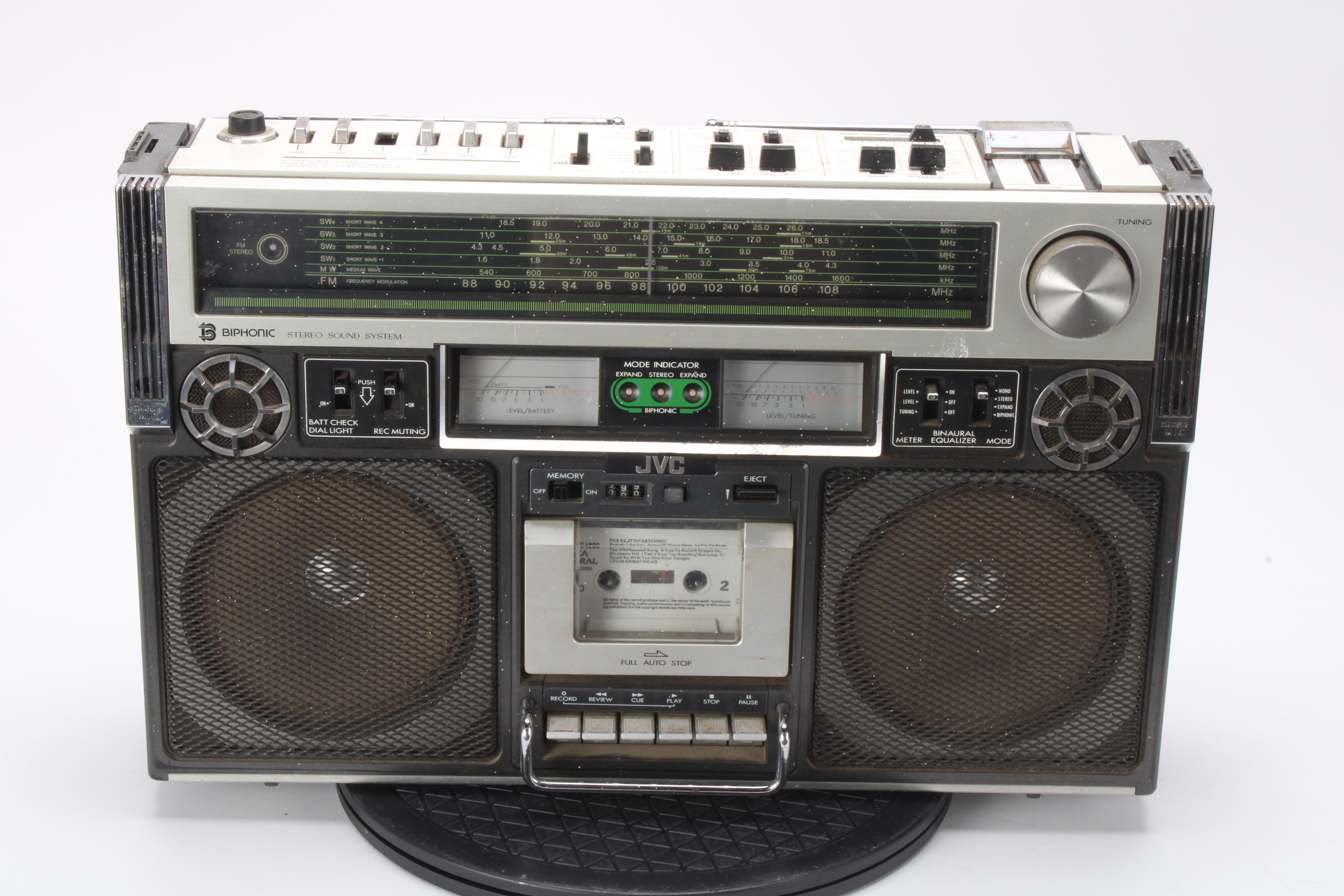 JVC RC-838 Radio Cassette Recorder Boombox - AS IS – NTC Tech
