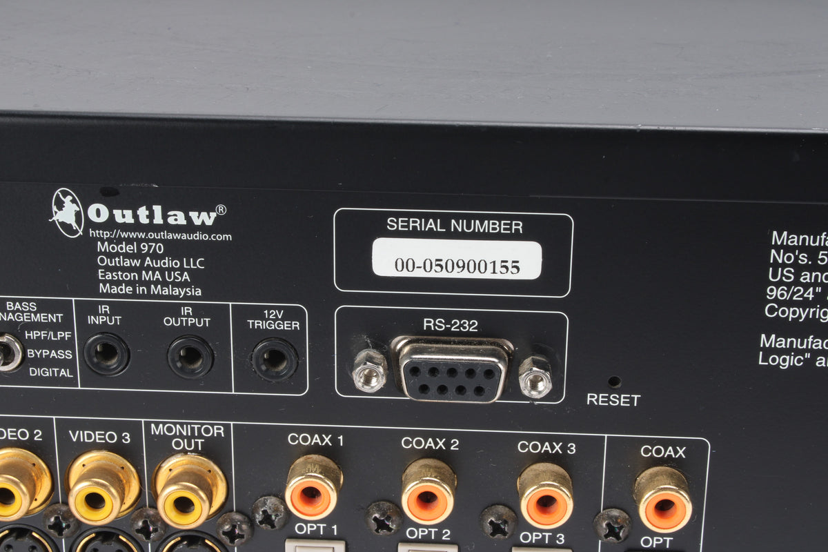 Outlaw Audio 970 7.1-Channel Preamplifier / Processor – NTC Tech