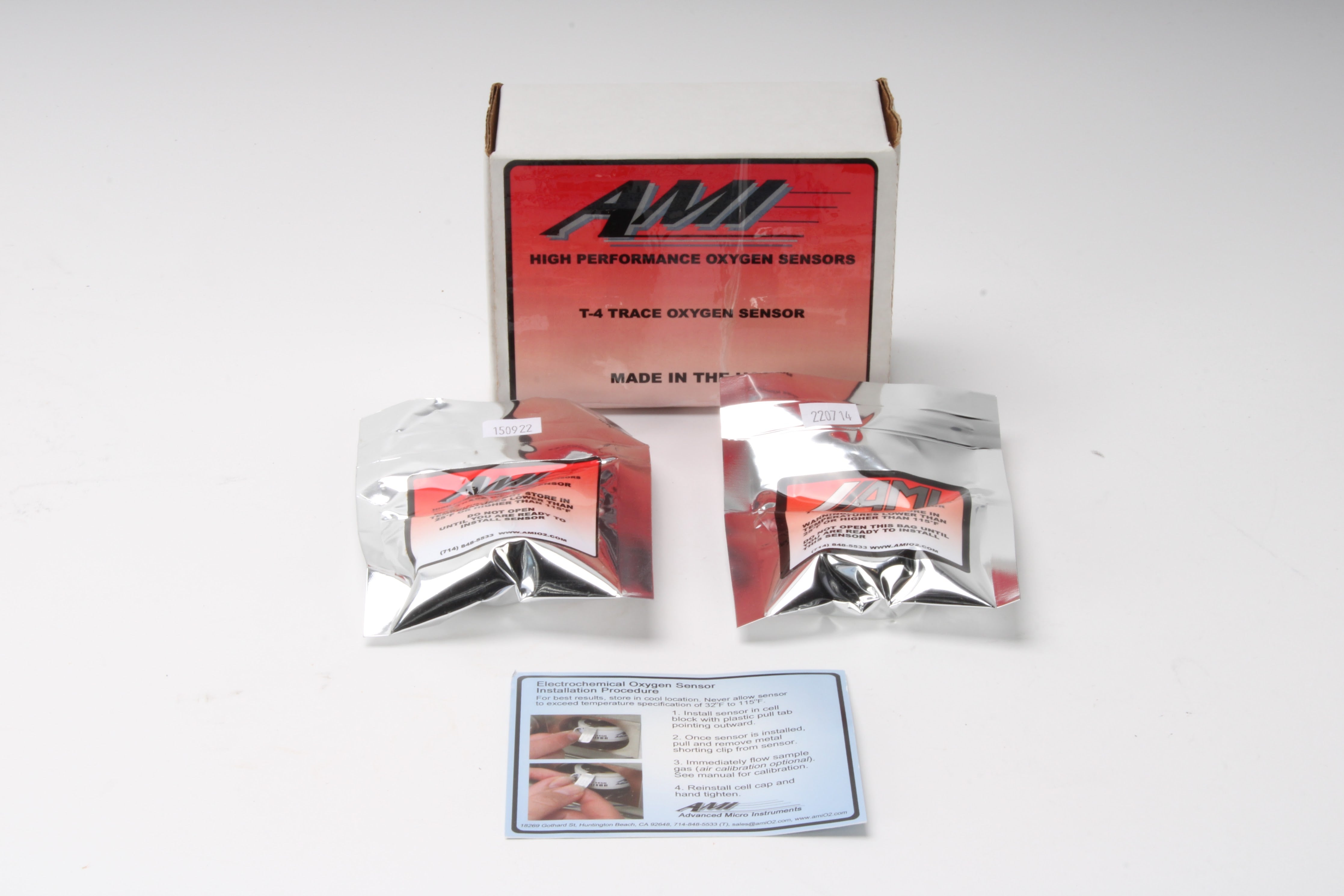 Ami Model O2 Simulator AMI T-4 Trace Oxygen Sensor QTY: 2 - New Open Box – NTC Tech