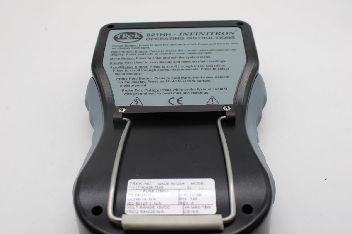 Infinitron Trek Infinitron 821HH Contacting Electrostatic Voltmeter - AS IS Parts ...