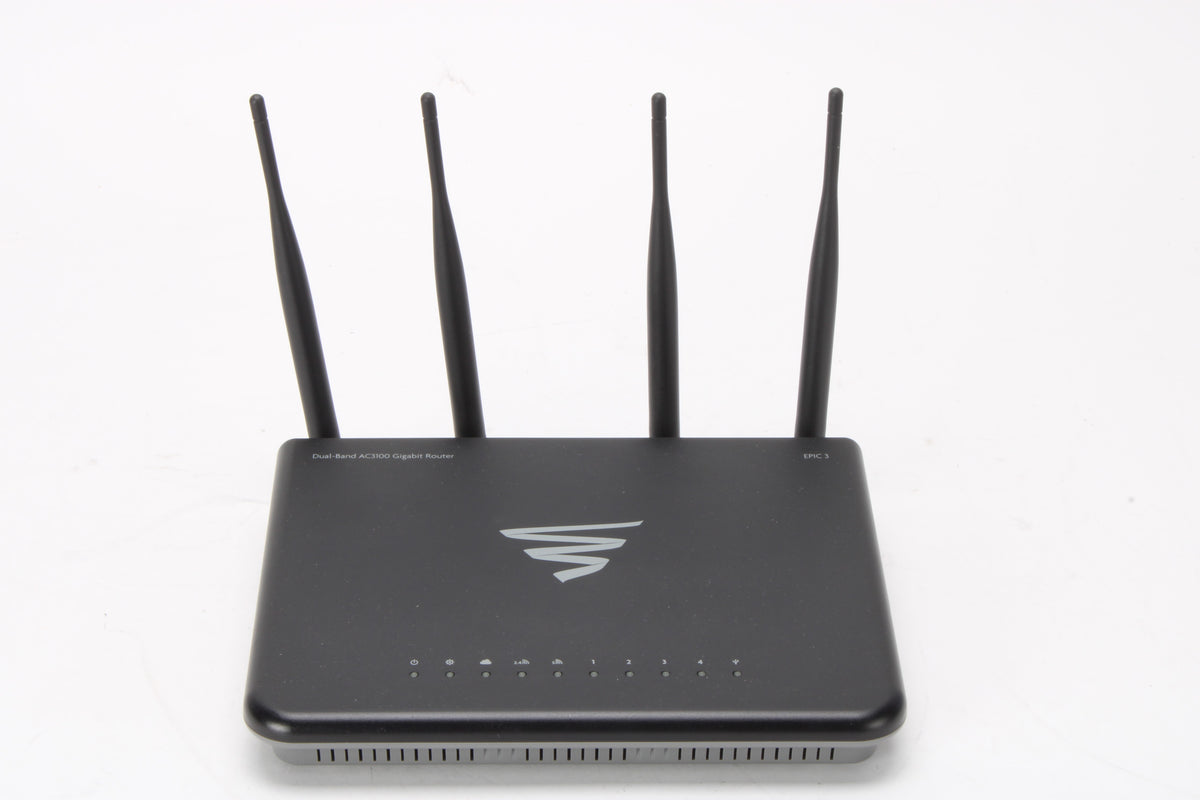 Epic Internet Router Luxul XWR-3150 Epic 3 Dual-Band AC3100 Gigabit Router W/ 4x Antenna, P ...